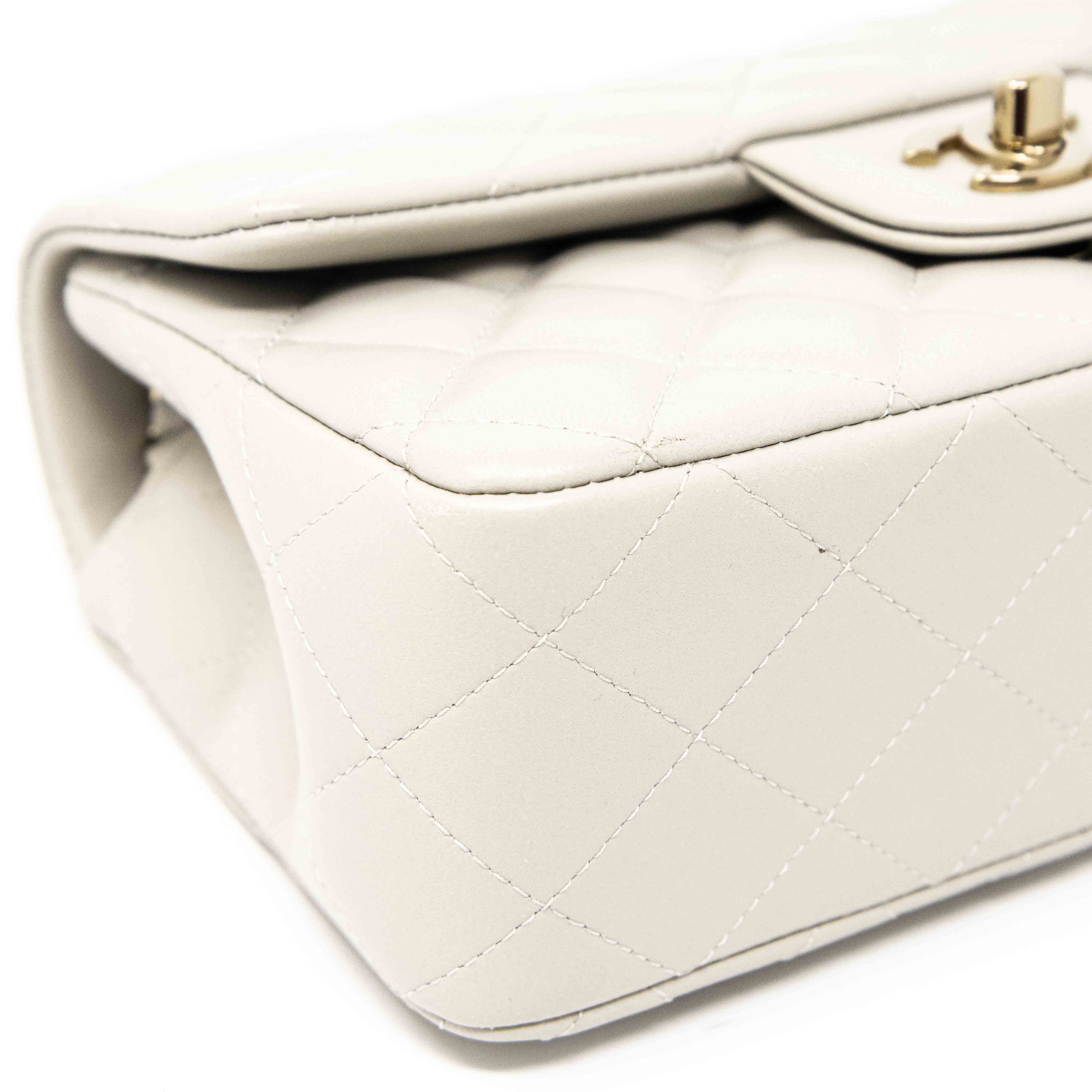 Chanel Grey Mini Classic Flap