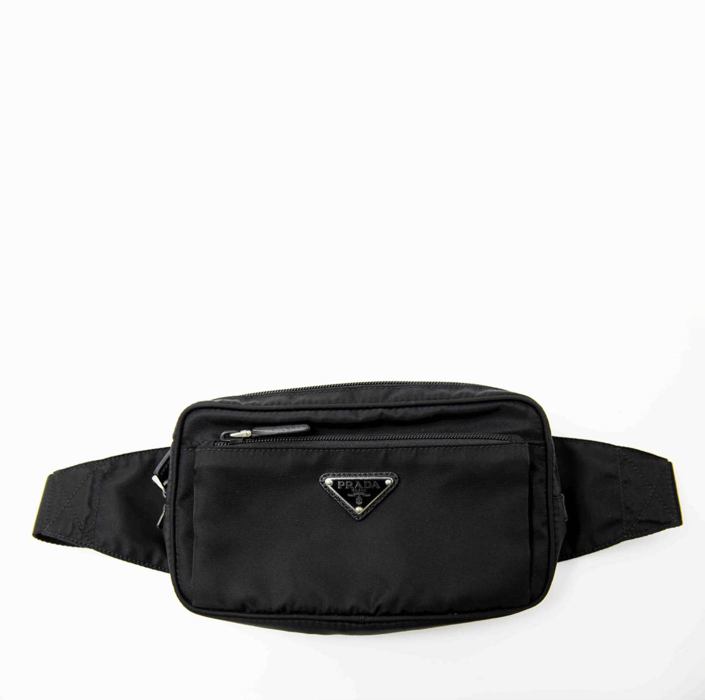 Prada Black Nylon Belt Bag Jadore Couture