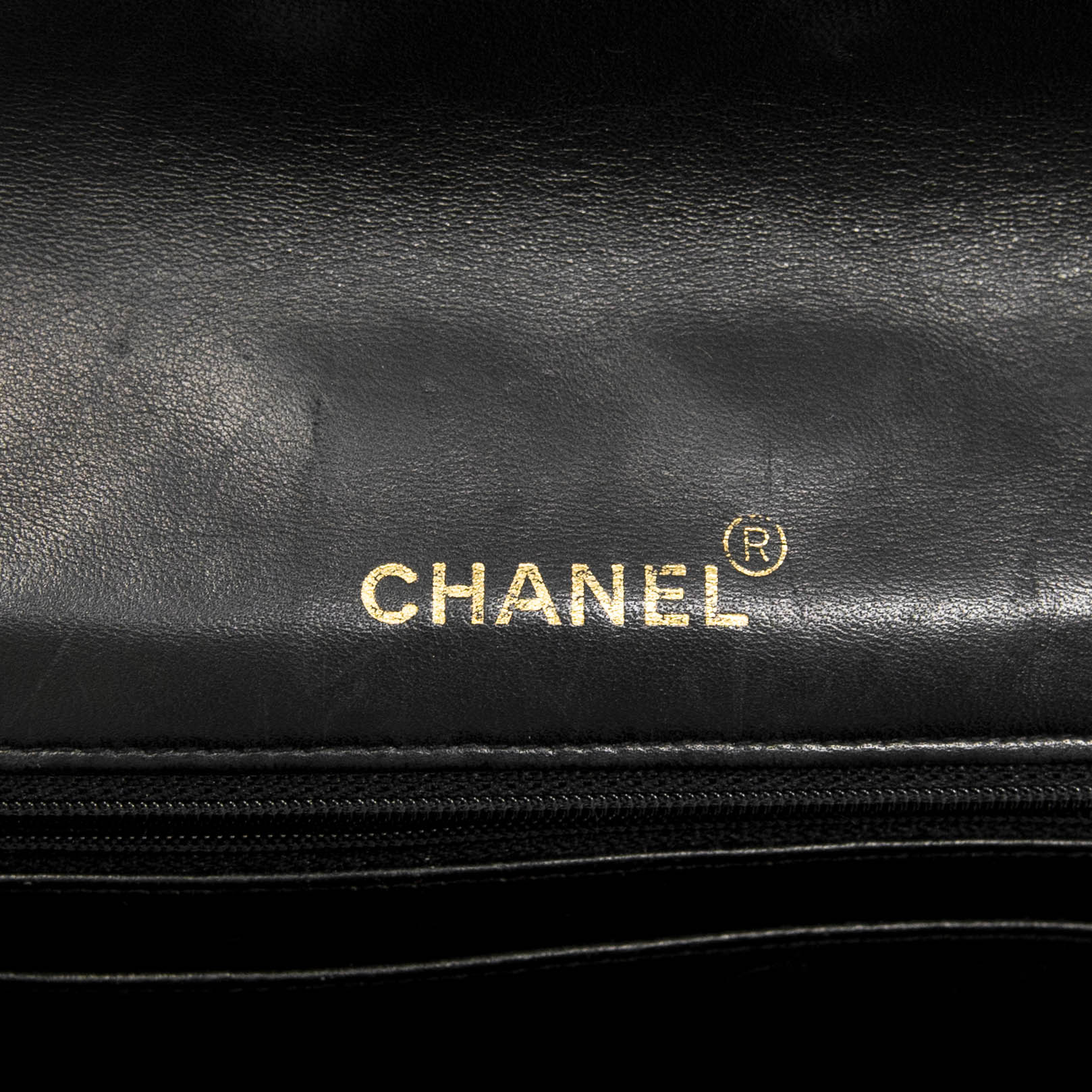 Chanel Vintage Black Patent Medium Diana Flap