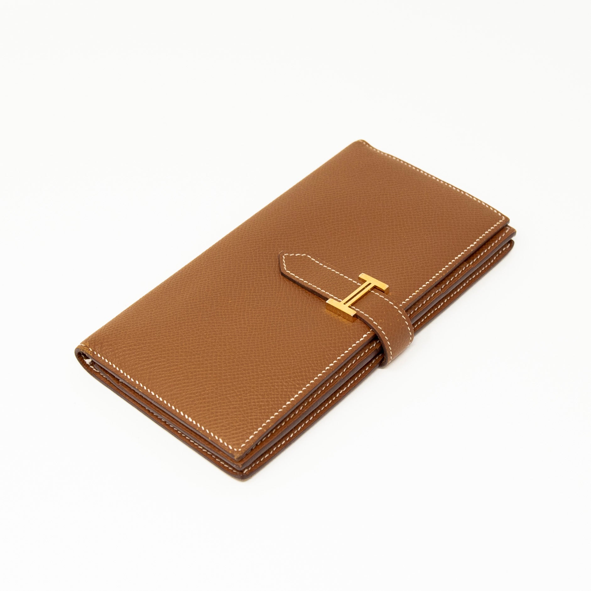 Hermes Gold Epsom Long Bearn Wallet
