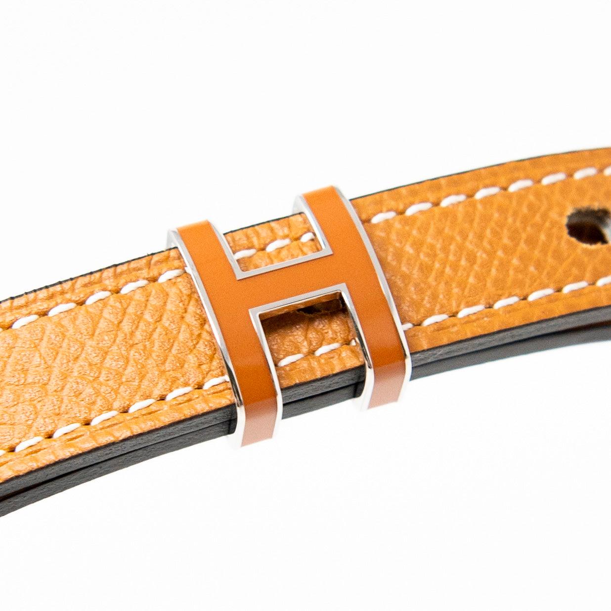 Hermes Gold Epsom Pop H Belt 85