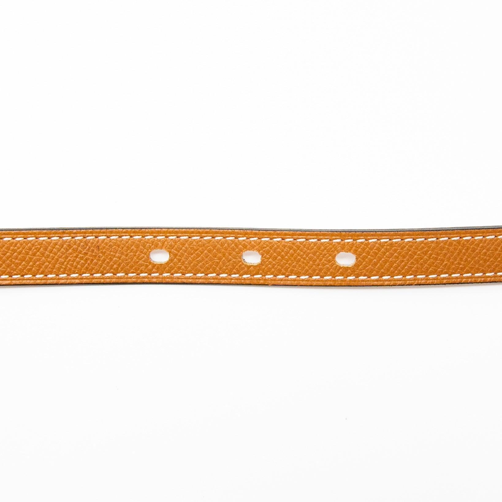 Hermes Gold Epsom Pop H Belt 85