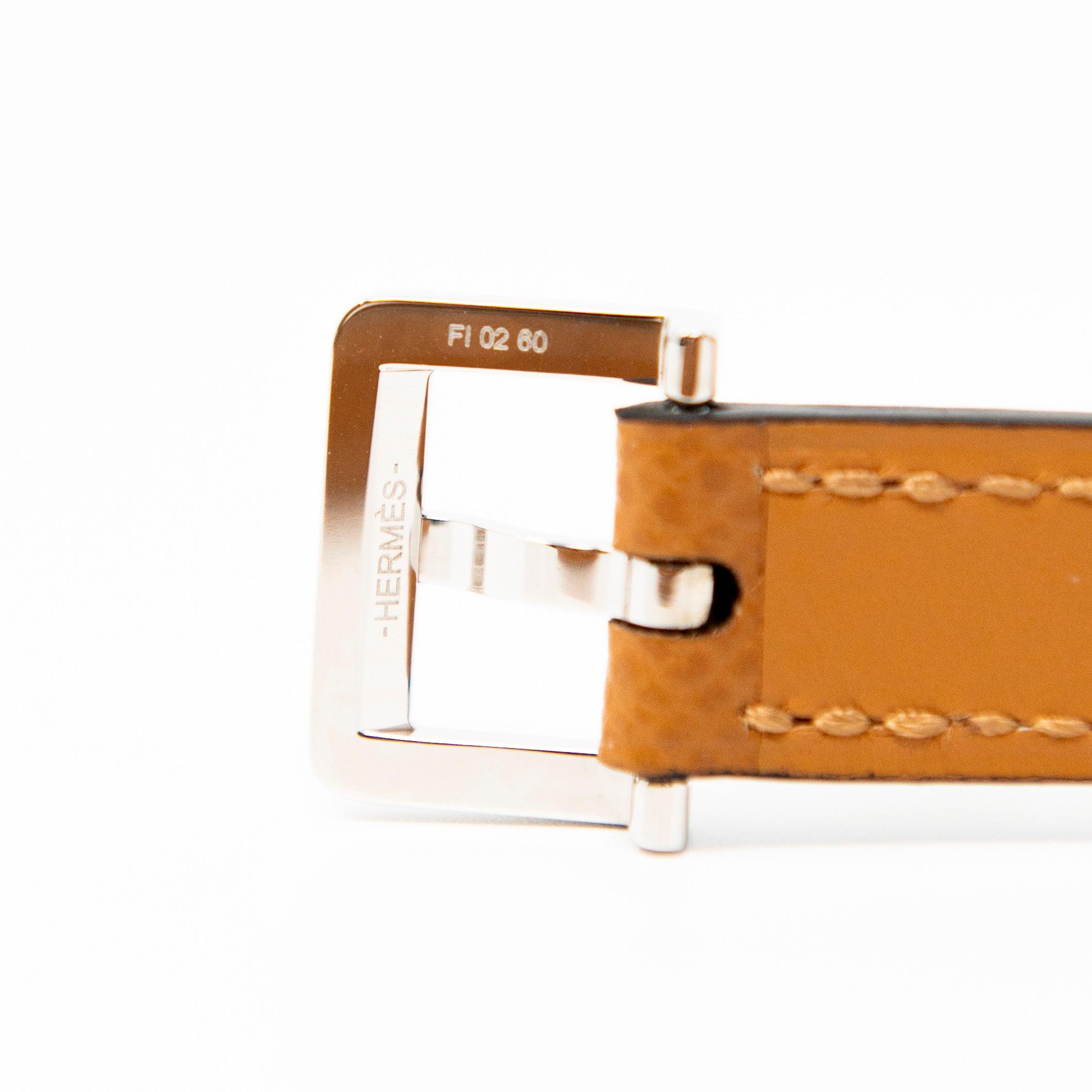 Hermes Gold Epsom Pop H Belt 85