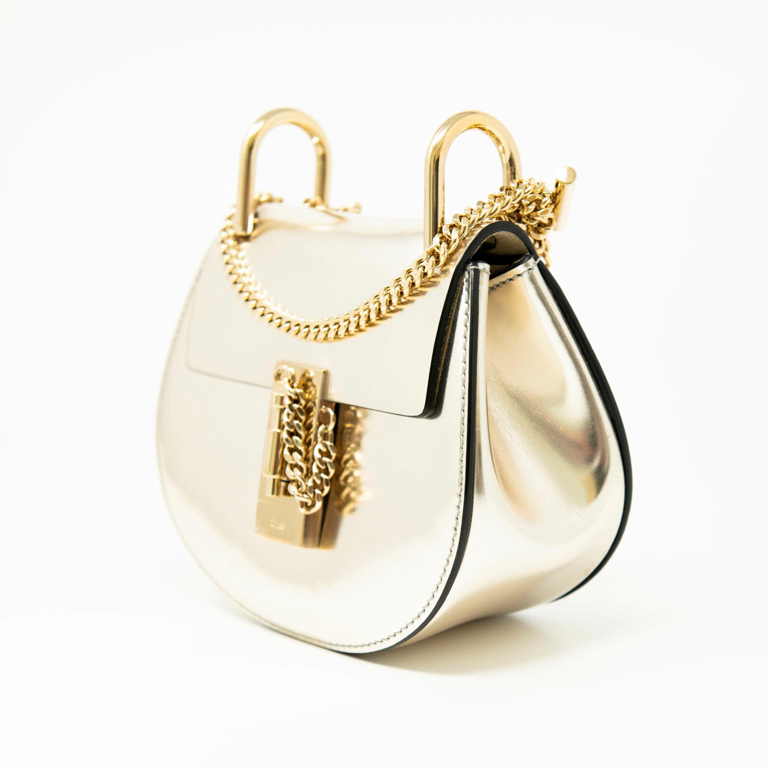 Chloe bag with gold handle Clearance