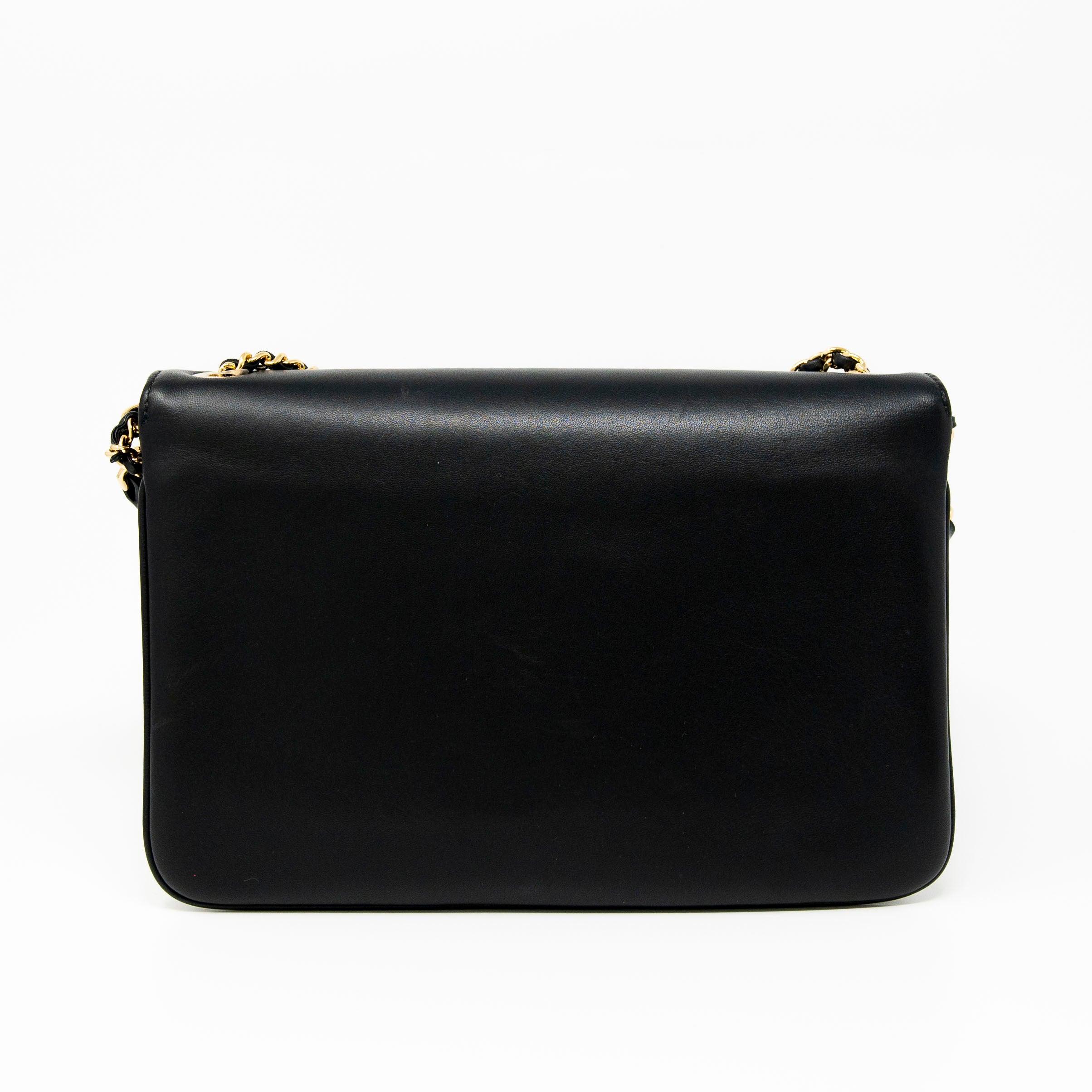 Chanel Black Unchained Flap