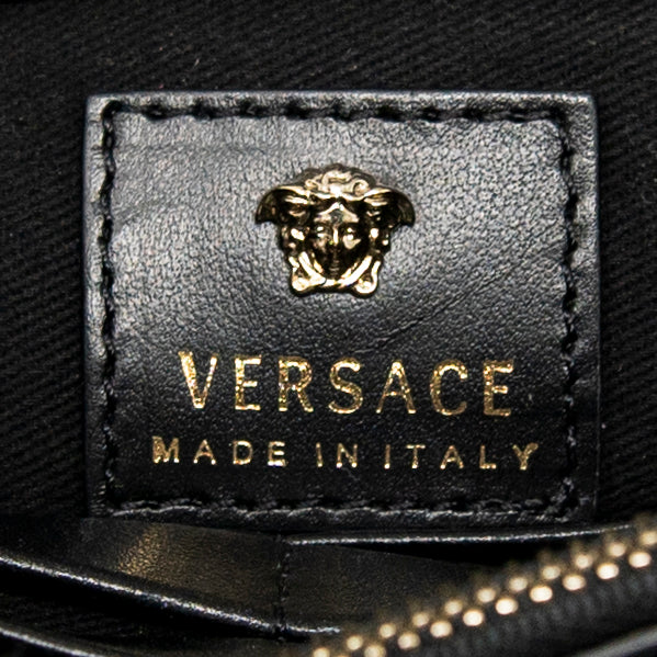 Versace Black Medusa Small Flap Bag
