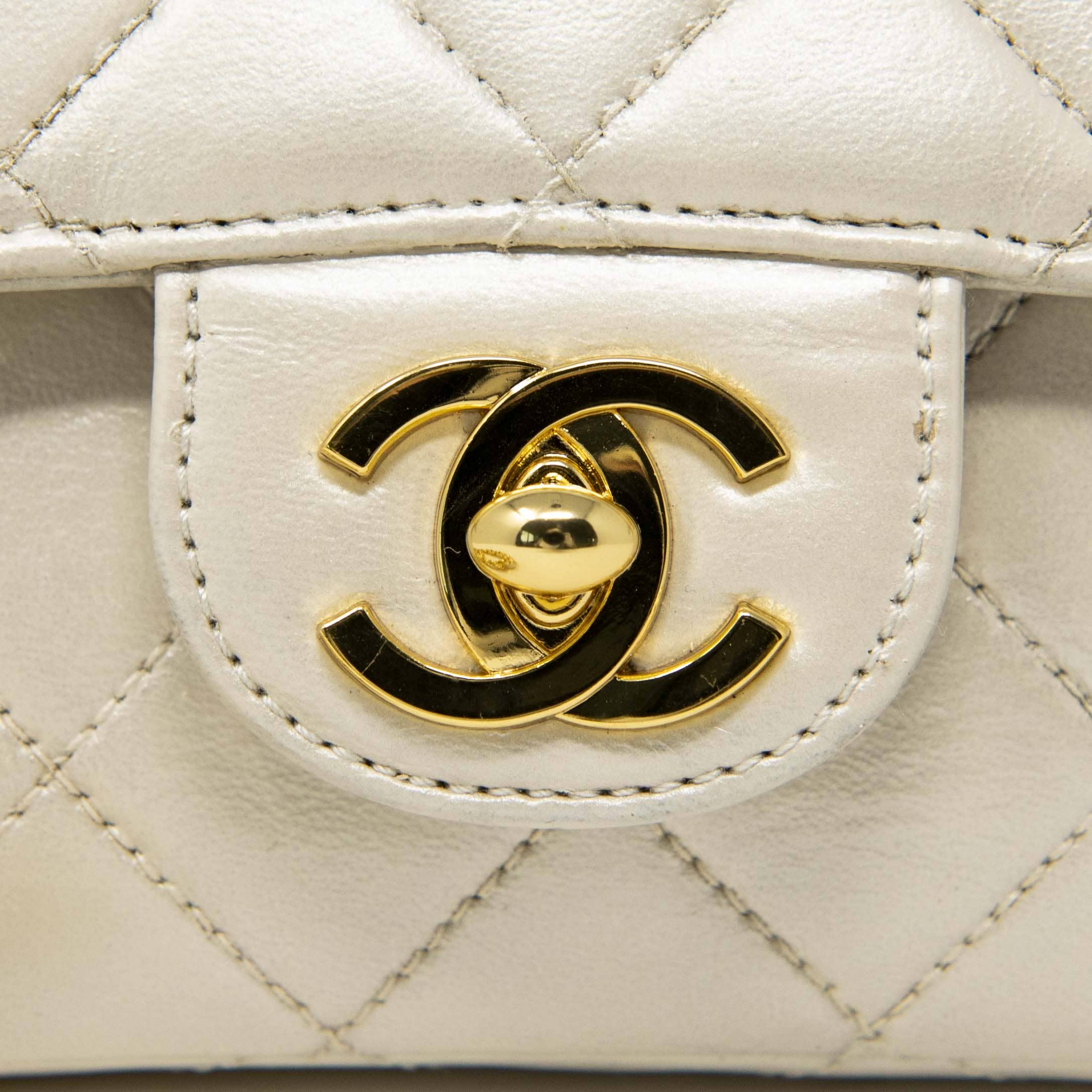 Chanel Pearl Lambskin Mini Flap