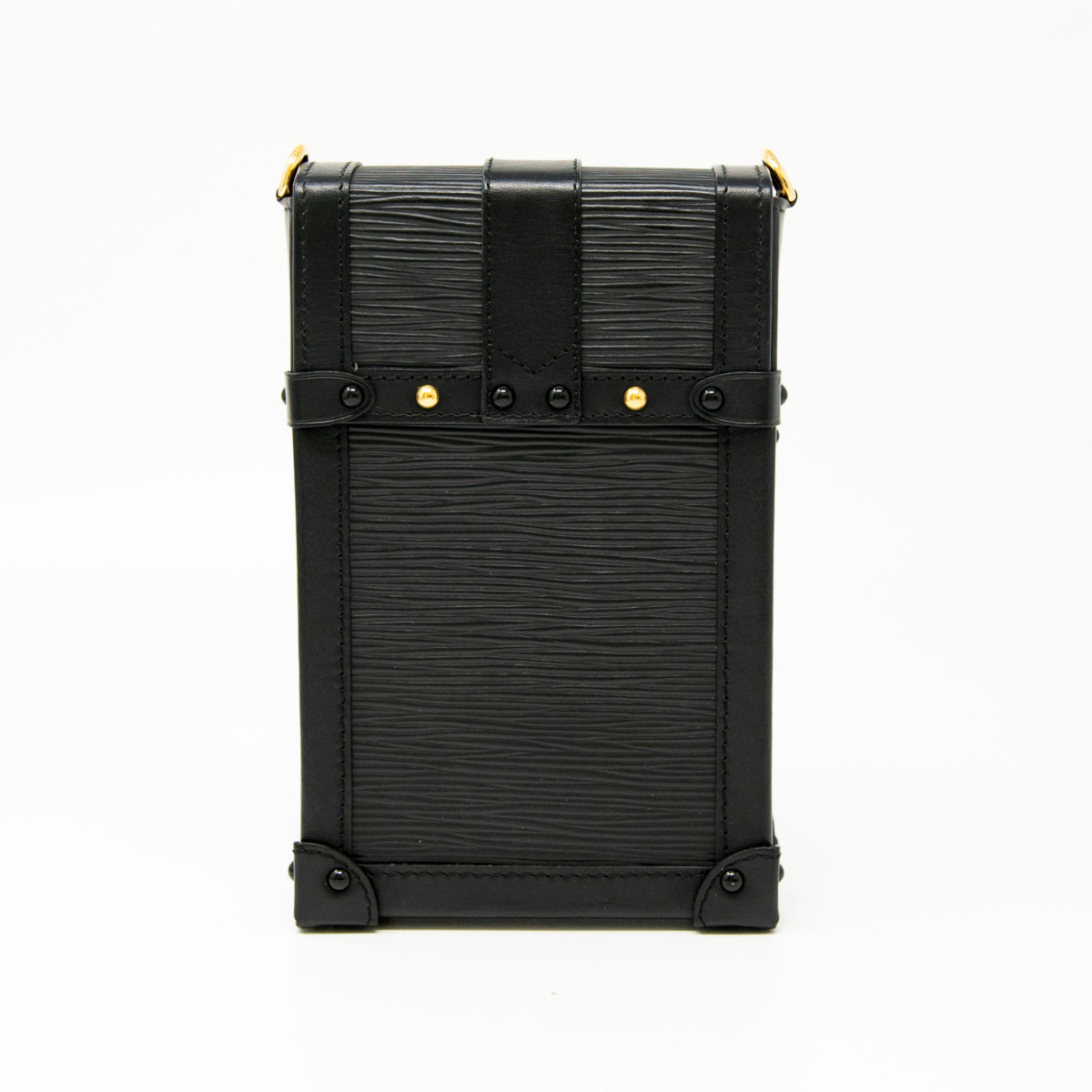 Louis Vuitton Black Vertical Trunk Pochette
