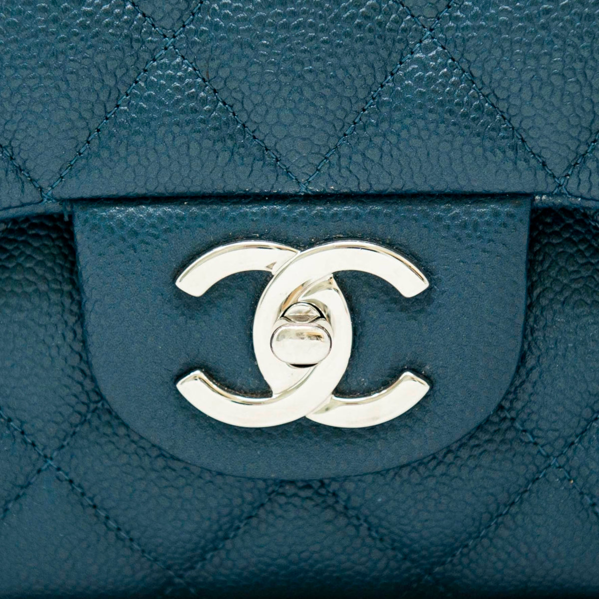 Chanel Blue Maxi Classic Flap