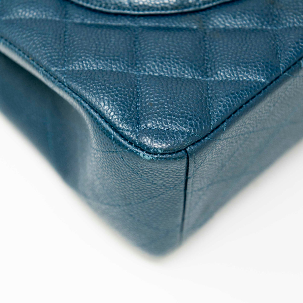 Chanel Blue Maxi Classic Flap