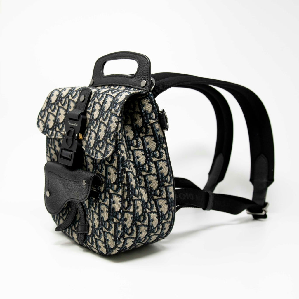 Dior Blue Oblique Mini Gallop Backpack