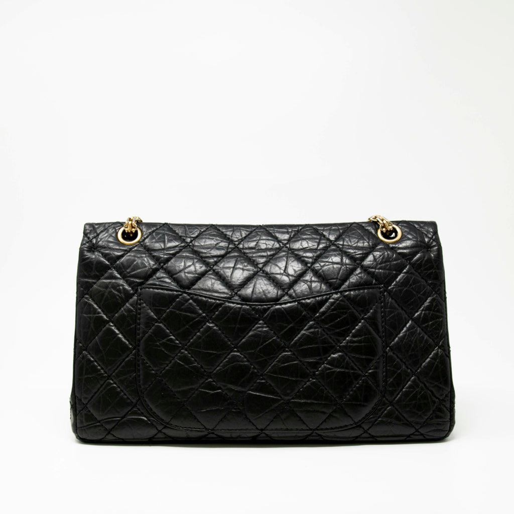 Chanel Black Calfskin 2.55 Reissue 227