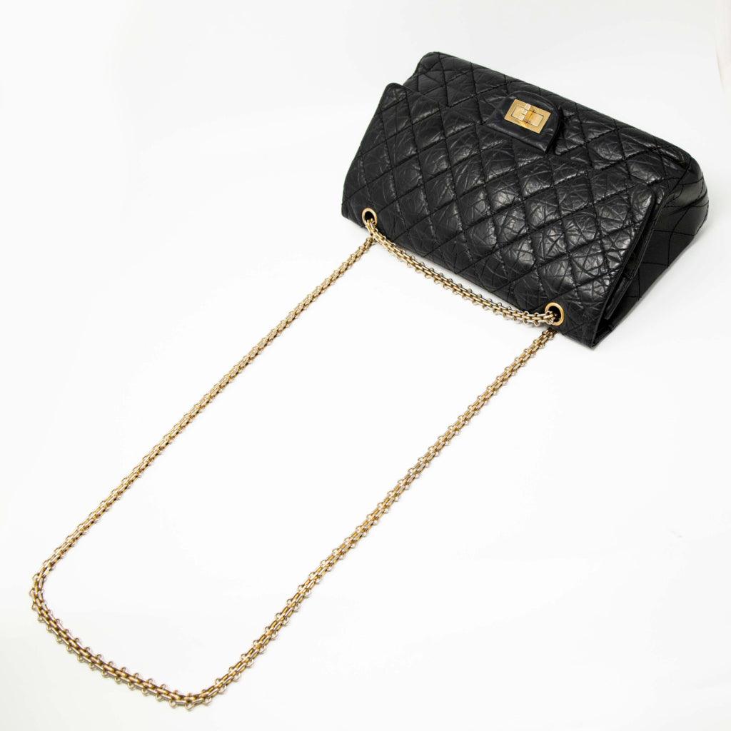 Chanel Black Calfskin 2.55 Reissue 227