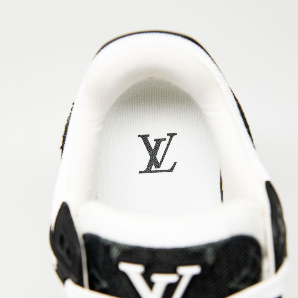Louis Vuitton Black Monogram Trainer Sneakers