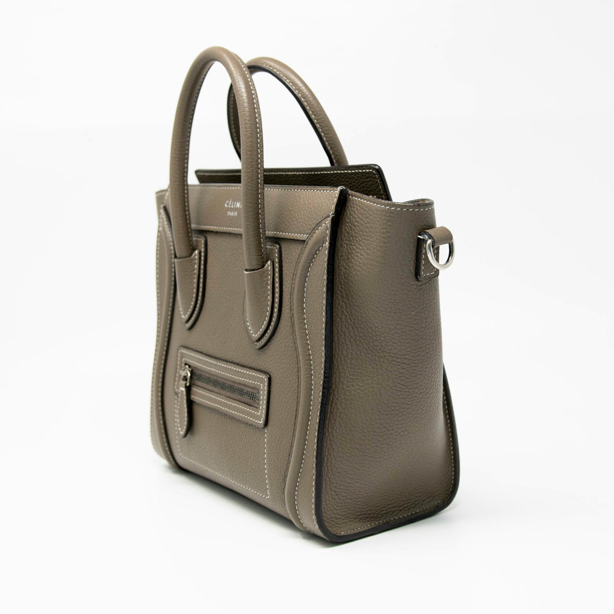 Celine Grey Nano Luggage Bag