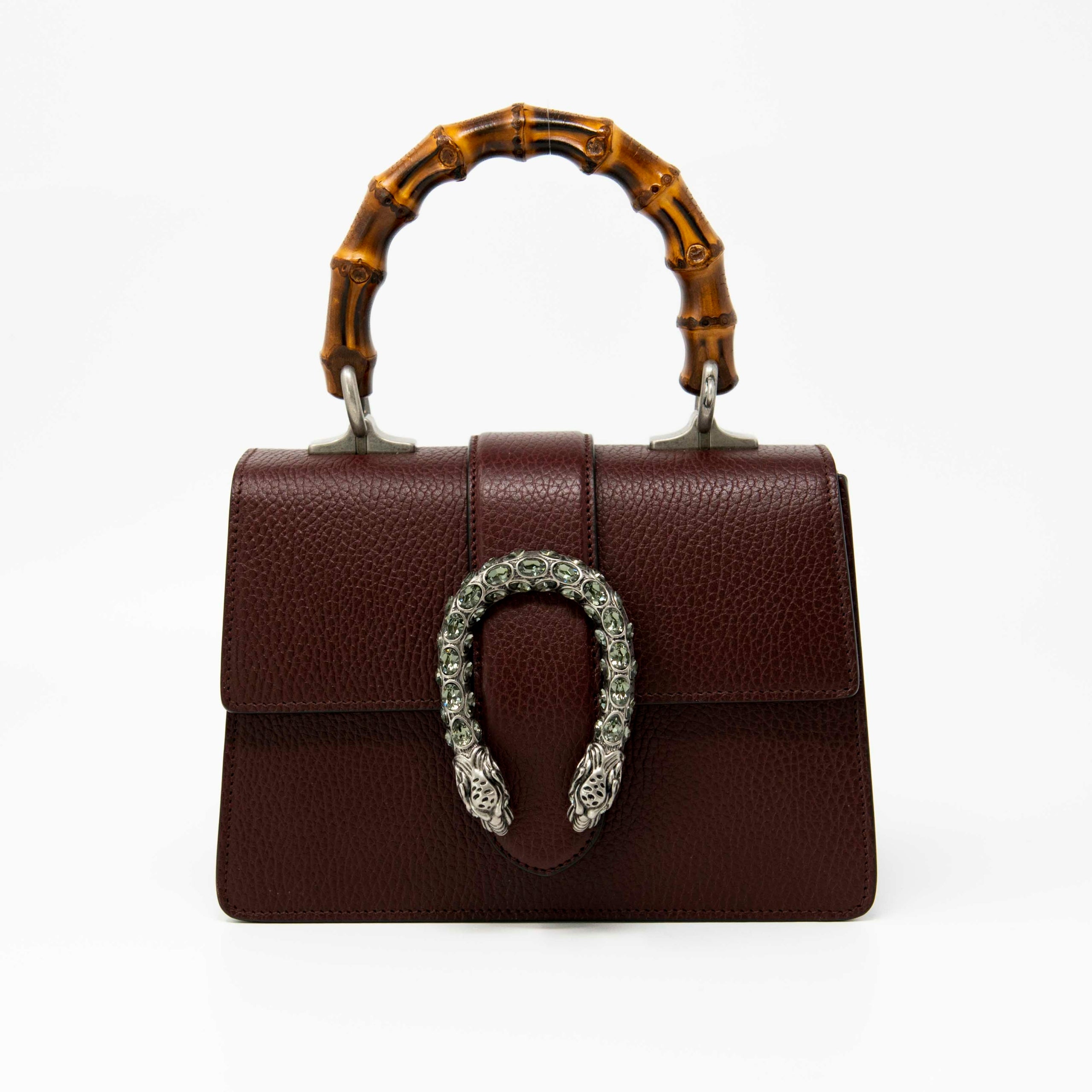 Gucci Burgundy Mini Dionysus Top Handle Bag