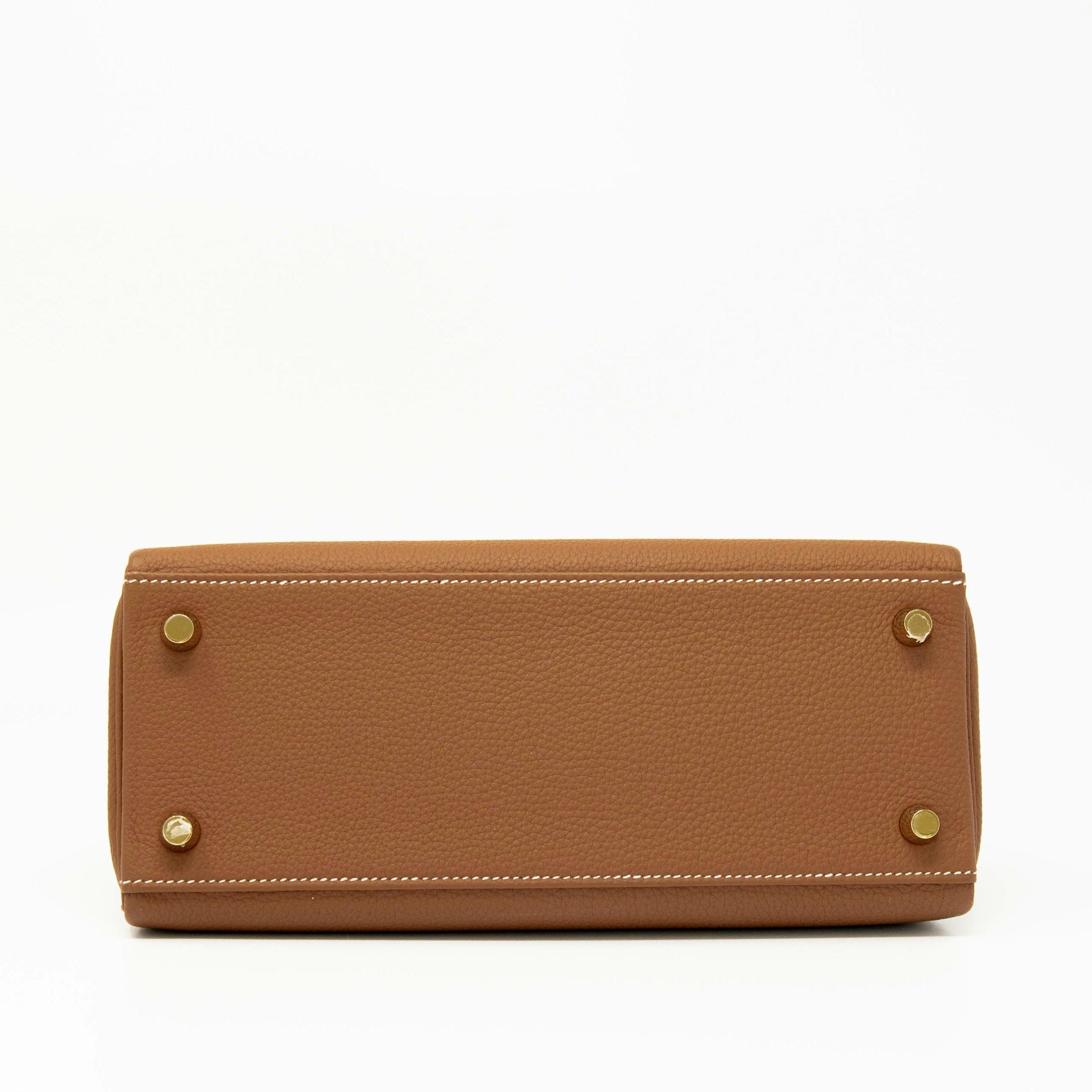 Hermes Gold Togo Kelly 25