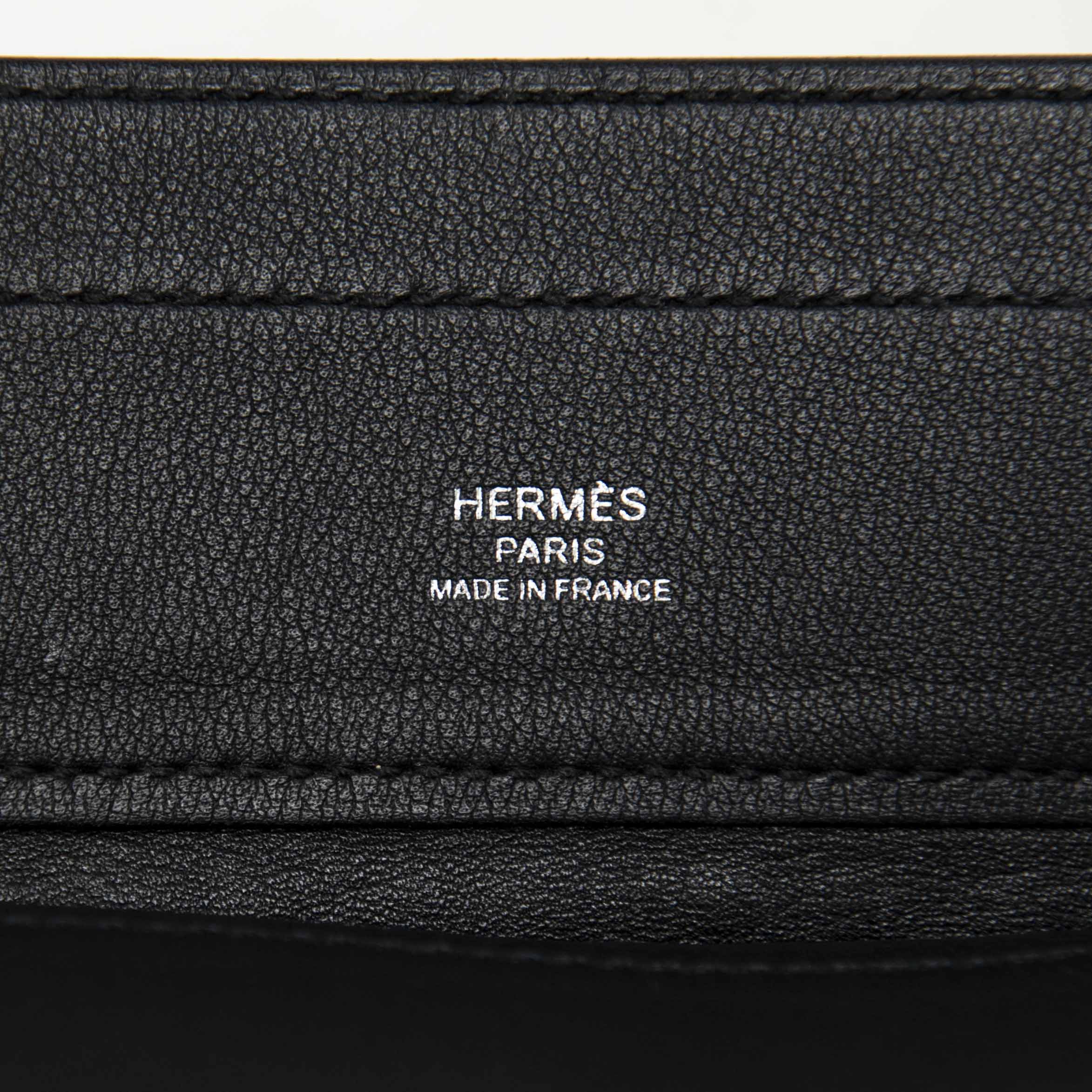 Hermes Noir Swift Mini Aline Bag