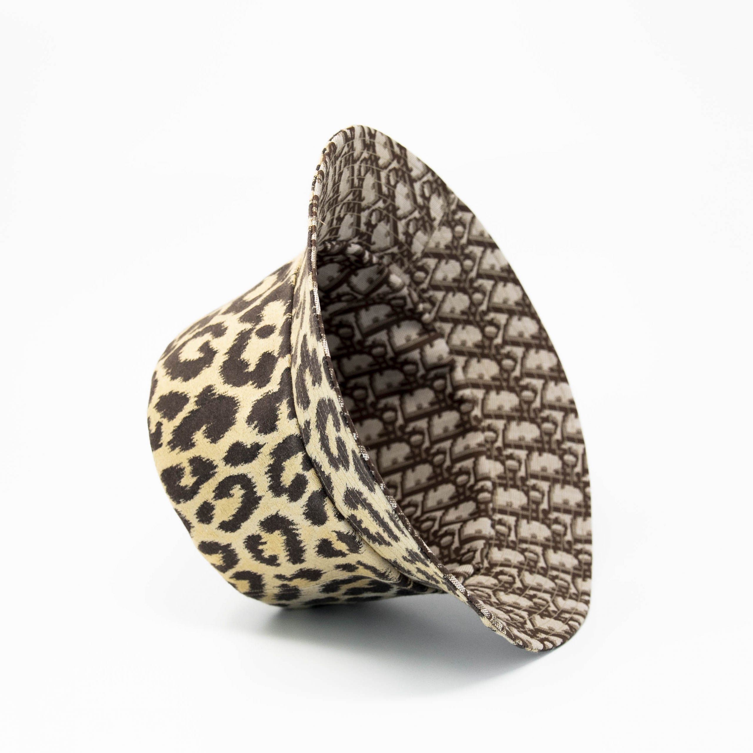 Dior Brown Oblique Reversible Bucket Hat 59