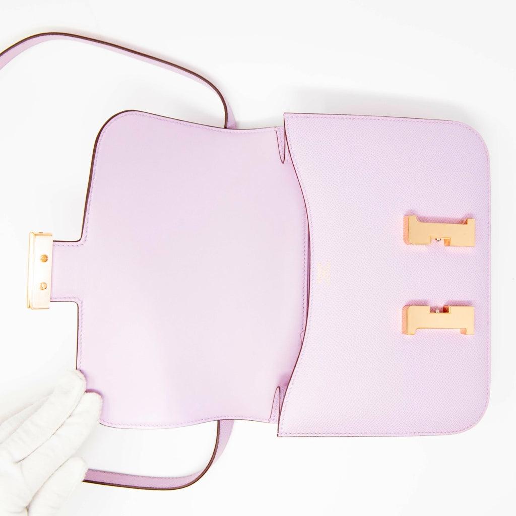 Hermes Mauve Sylvestre Epsom Constance 24