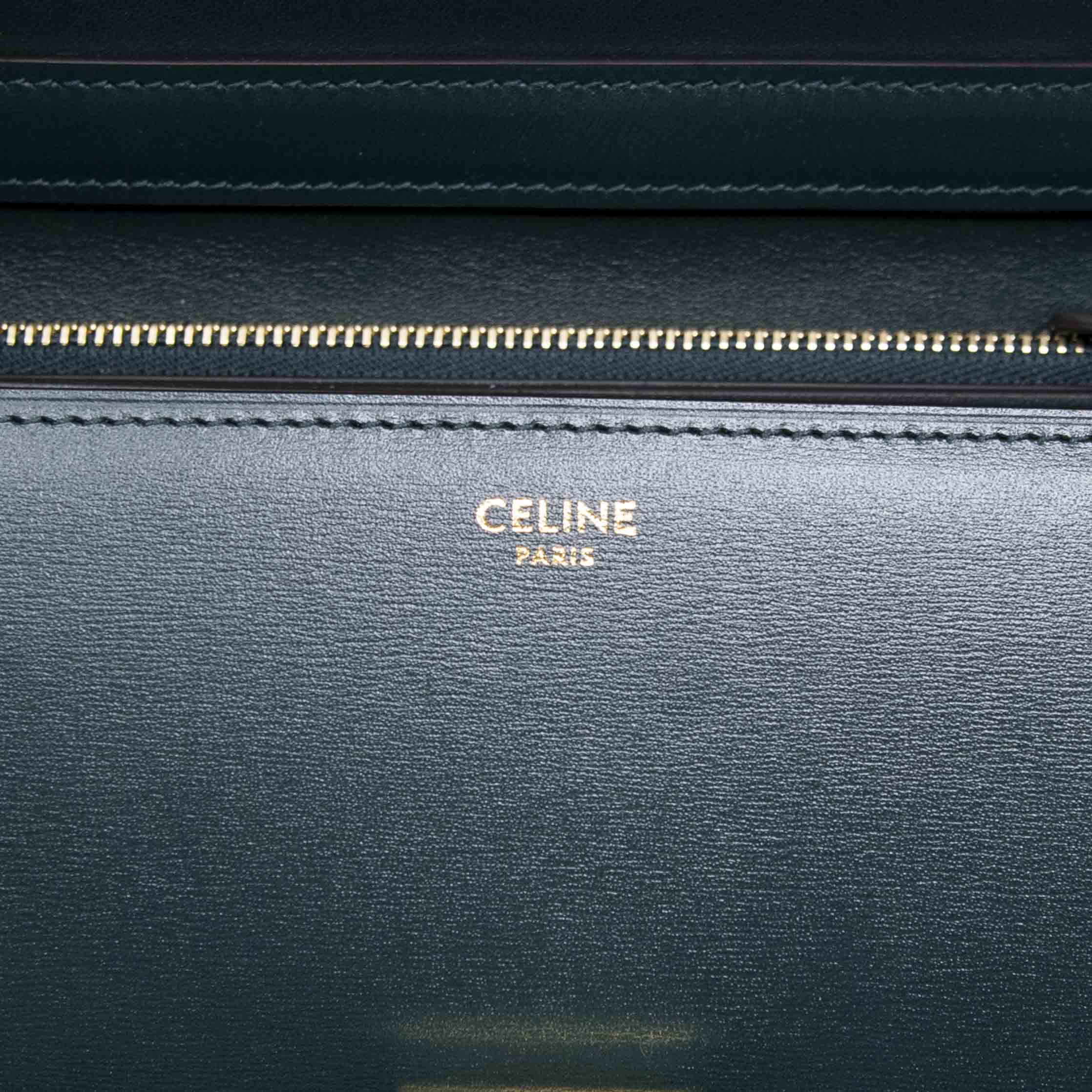 Celine Green Medium Box Bag