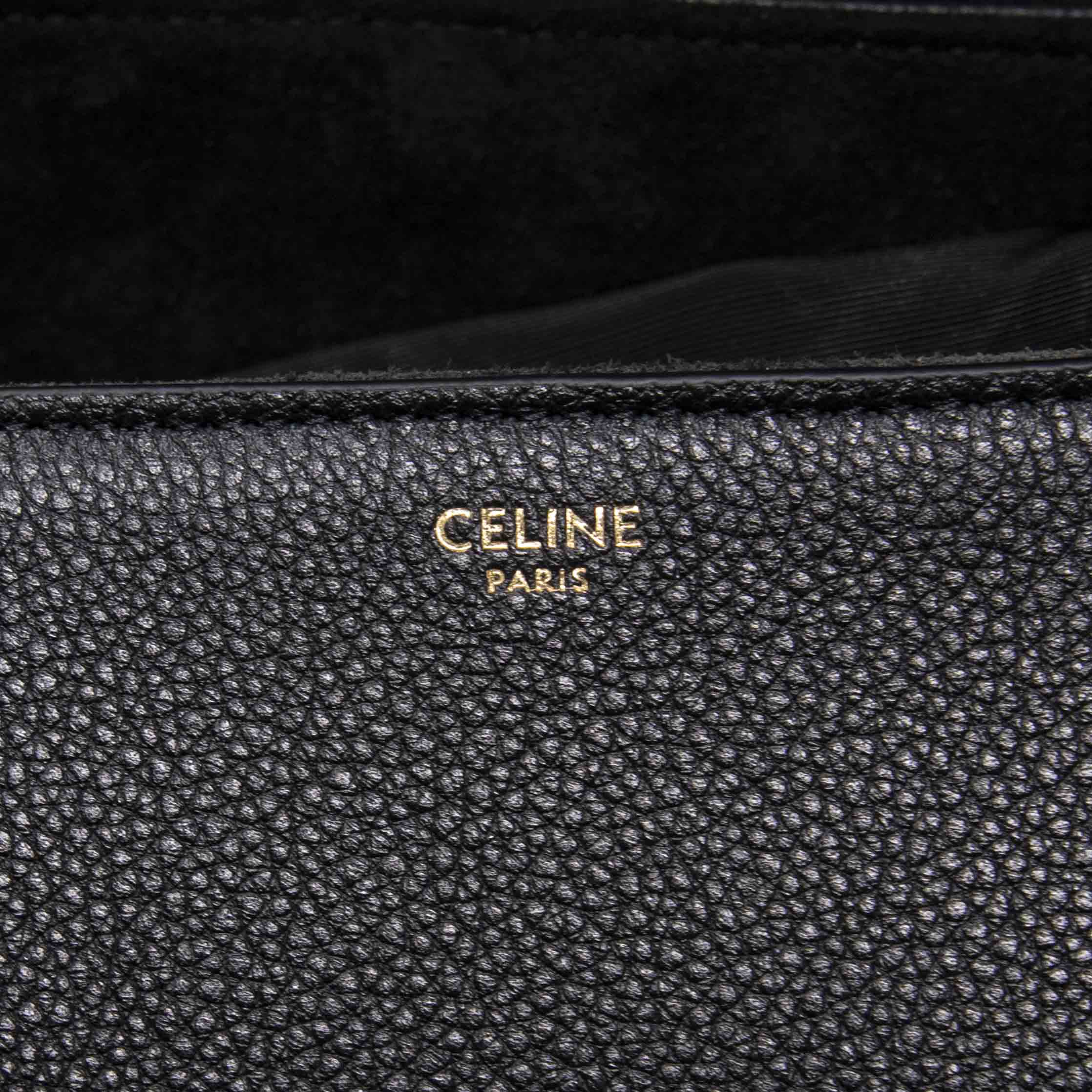 Celine Black Medium Soft 16 Bag