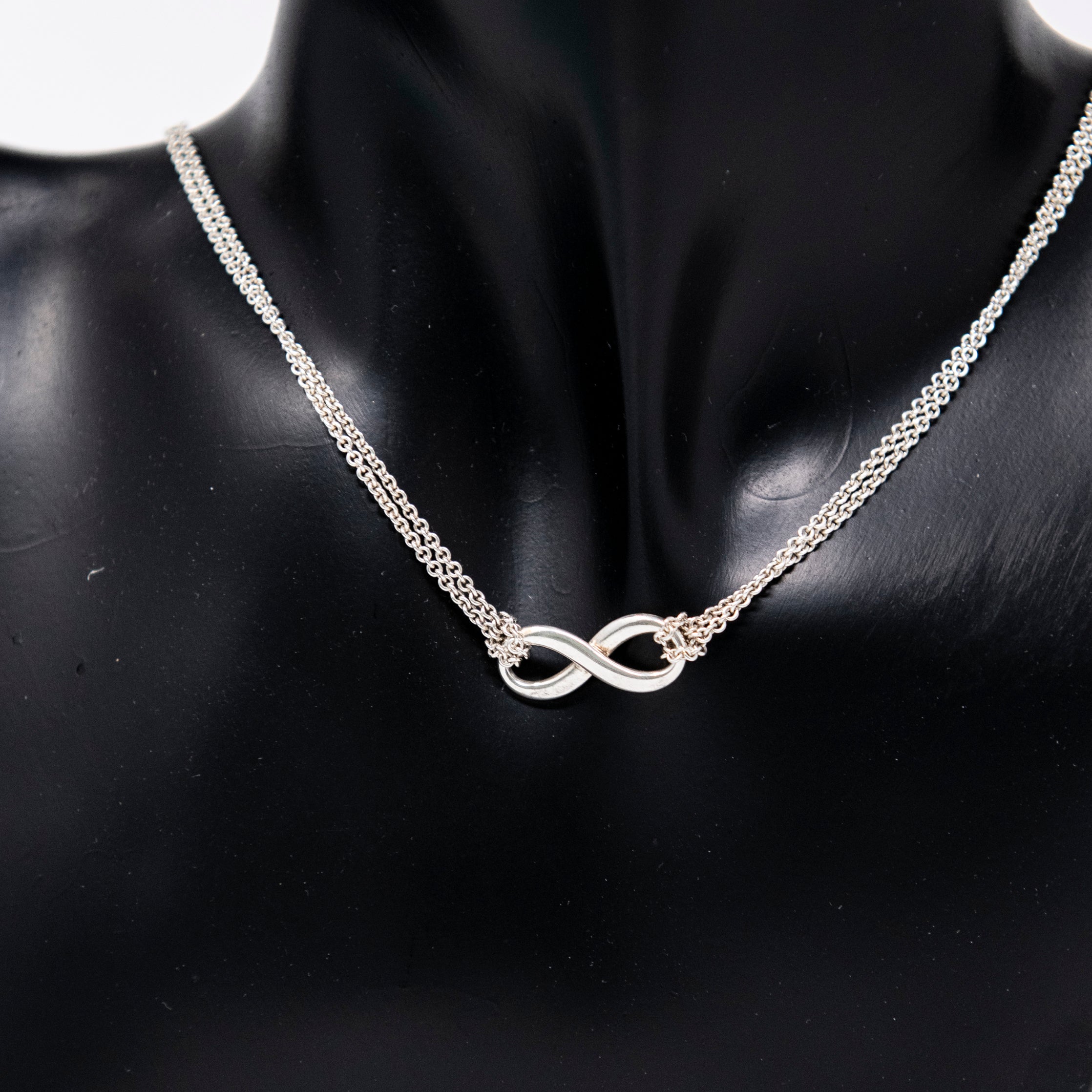 Tiffany & Co. Silver Infinity Pendant Necklace