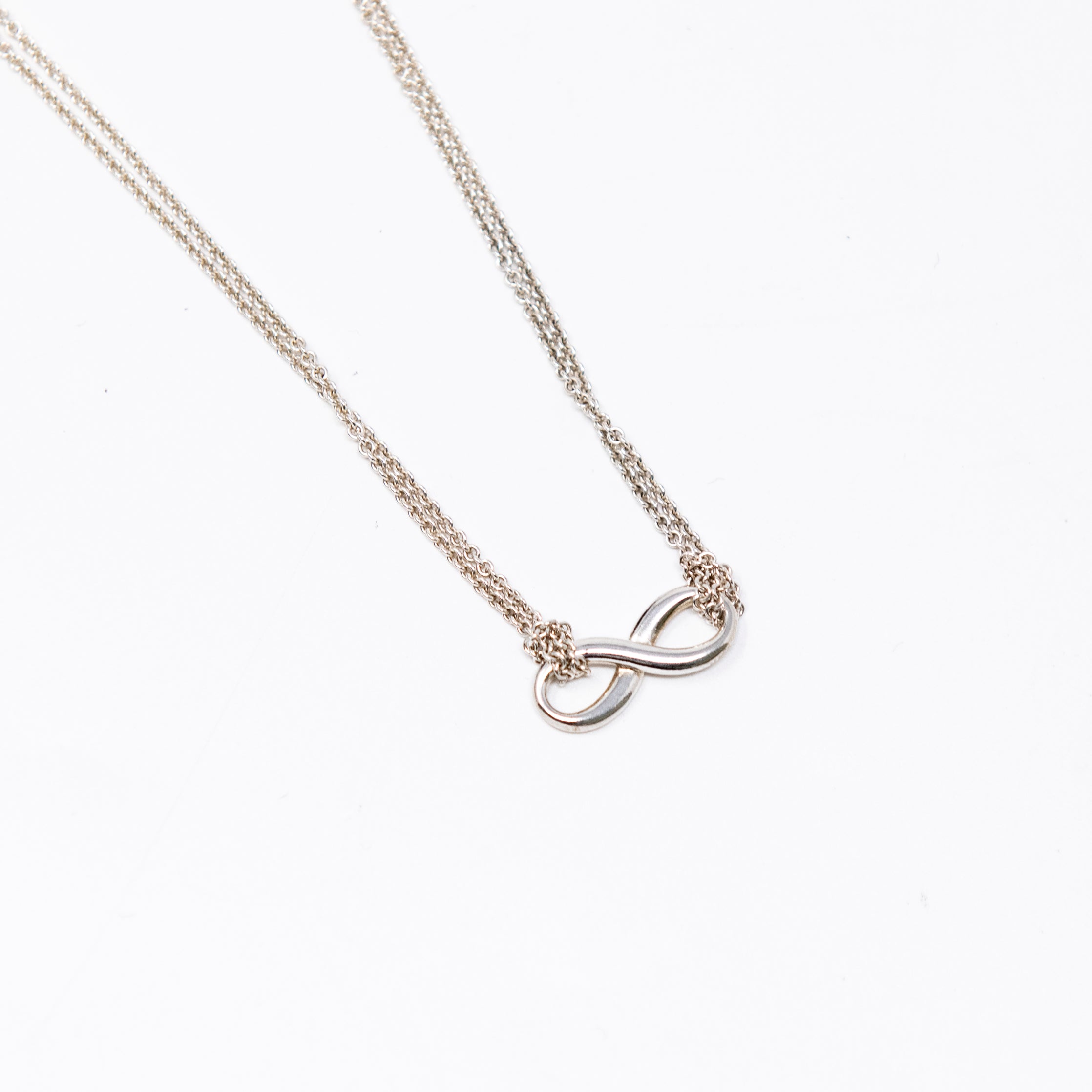 Tiffany & Co. Silver Infinity Pendant Necklace