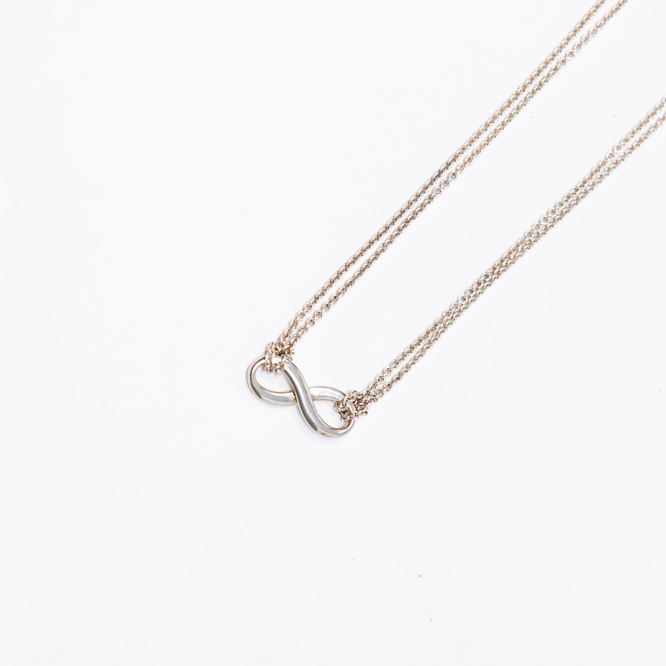 Tiffany & Co. Silver Infinity Pendant Necklace