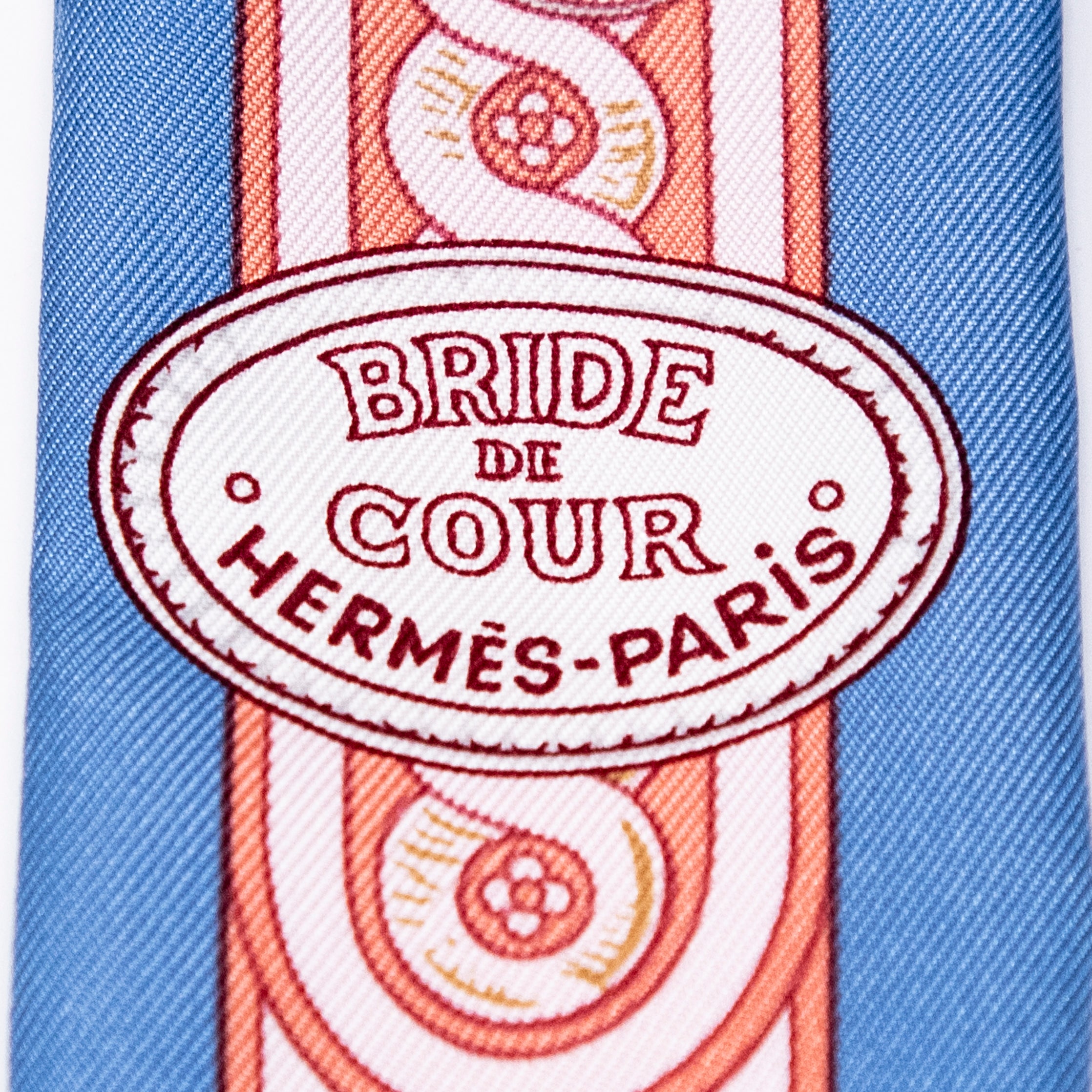 Hermes Bleu Jean Bride De Cour Twilly x 2