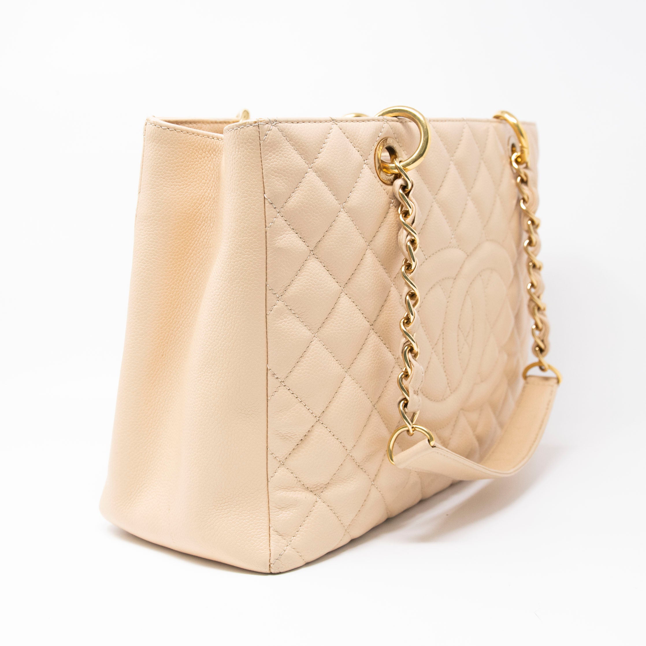 Chanel Beige Grand Shopping Tote