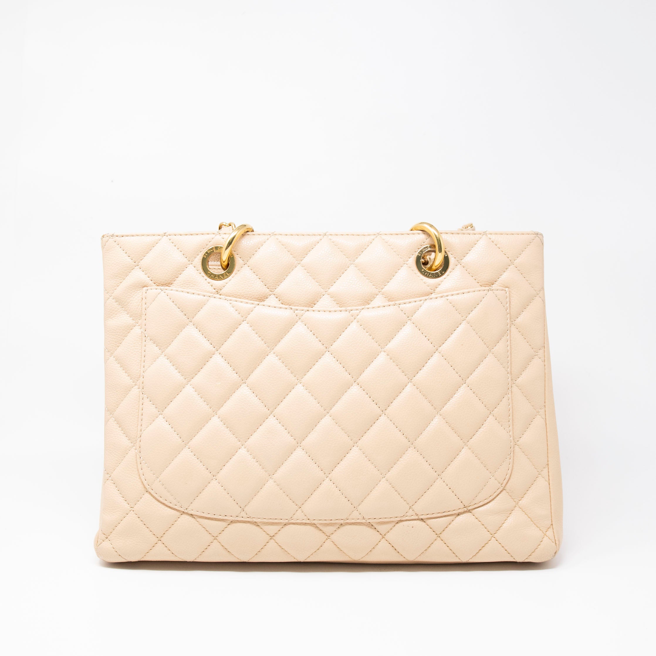 Chanel Beige Grand Shopping Tote