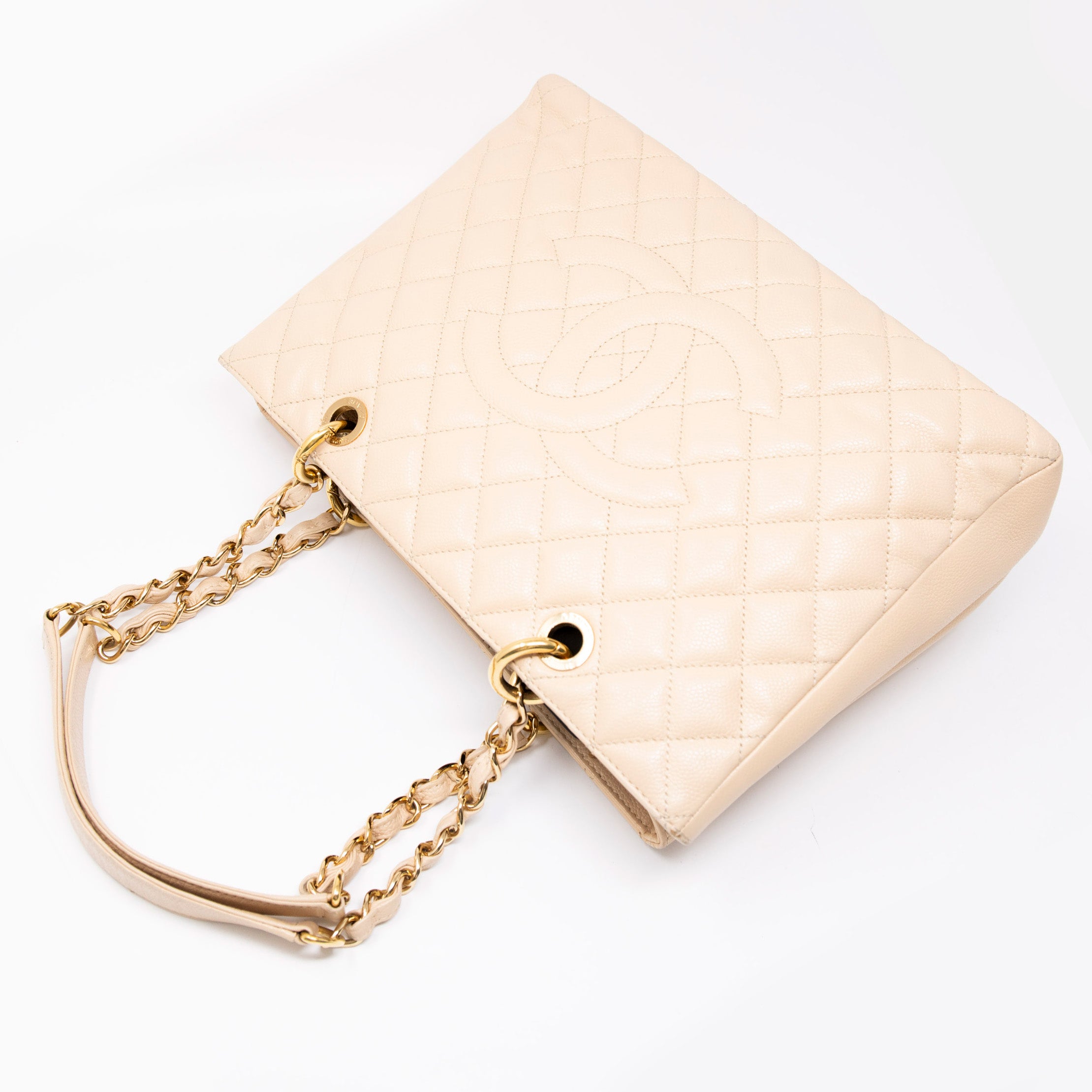 Chanel Beige Grand Shopping Tote