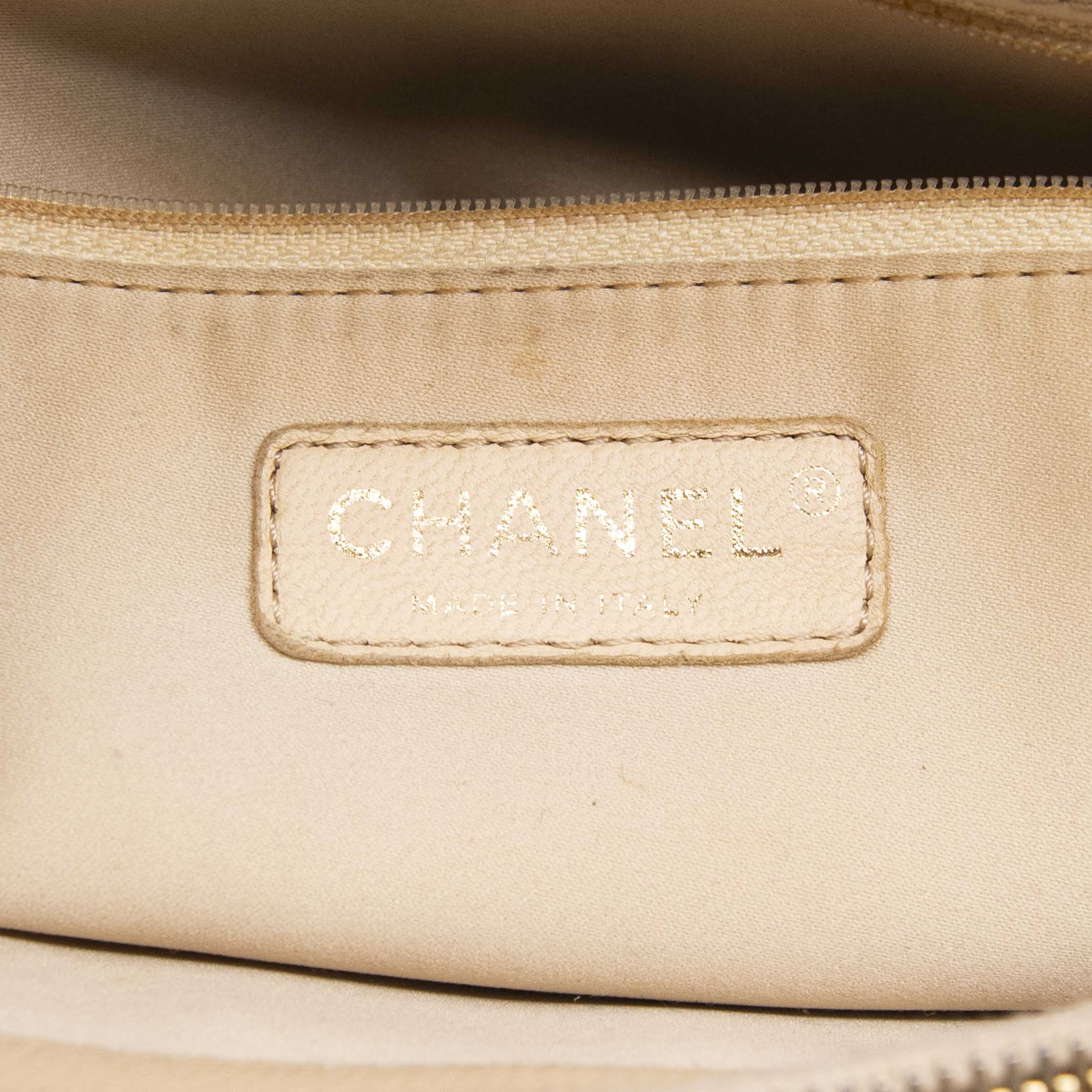 Chanel Beige Grand Shopping Tote