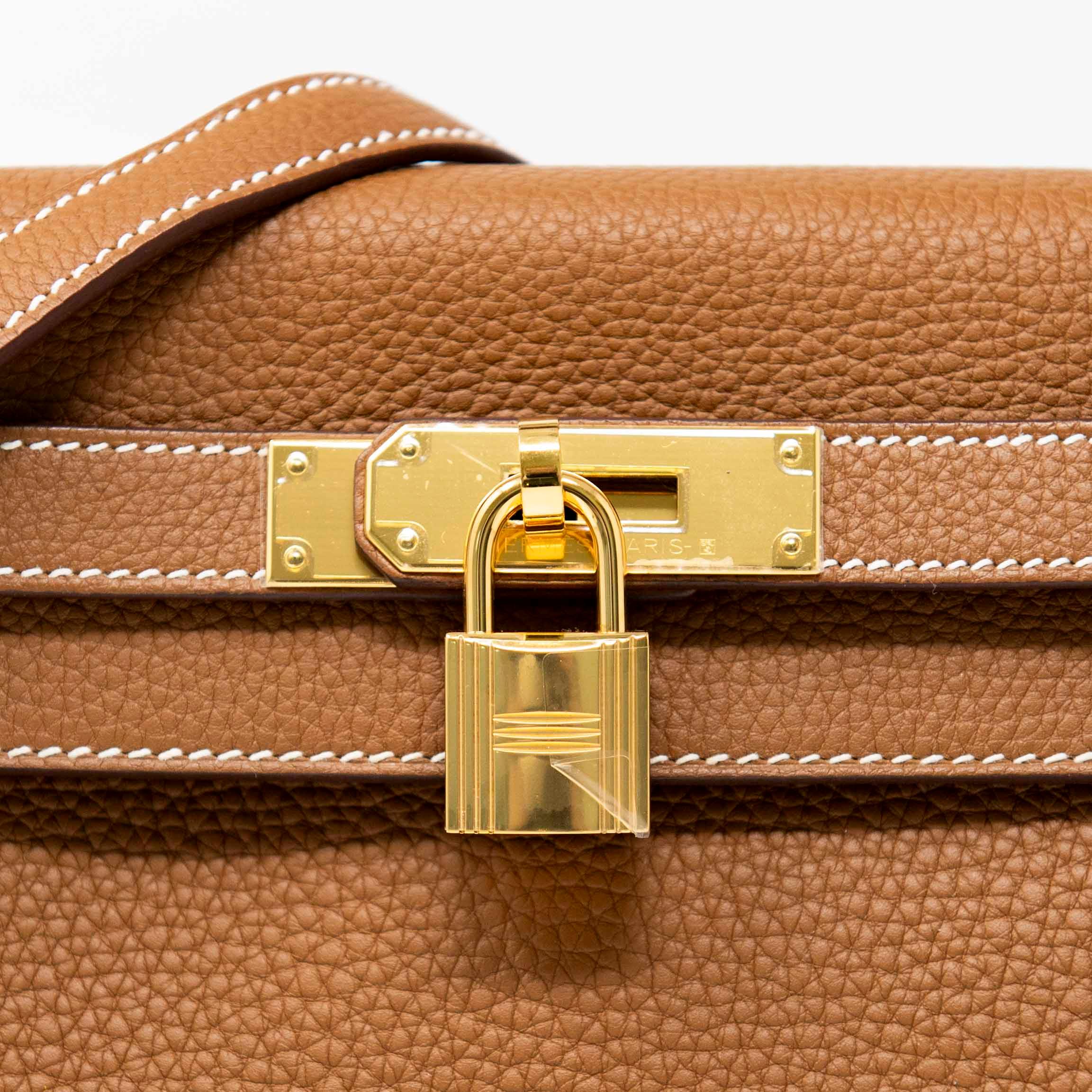 Hermes Gold Togo Kelly 28