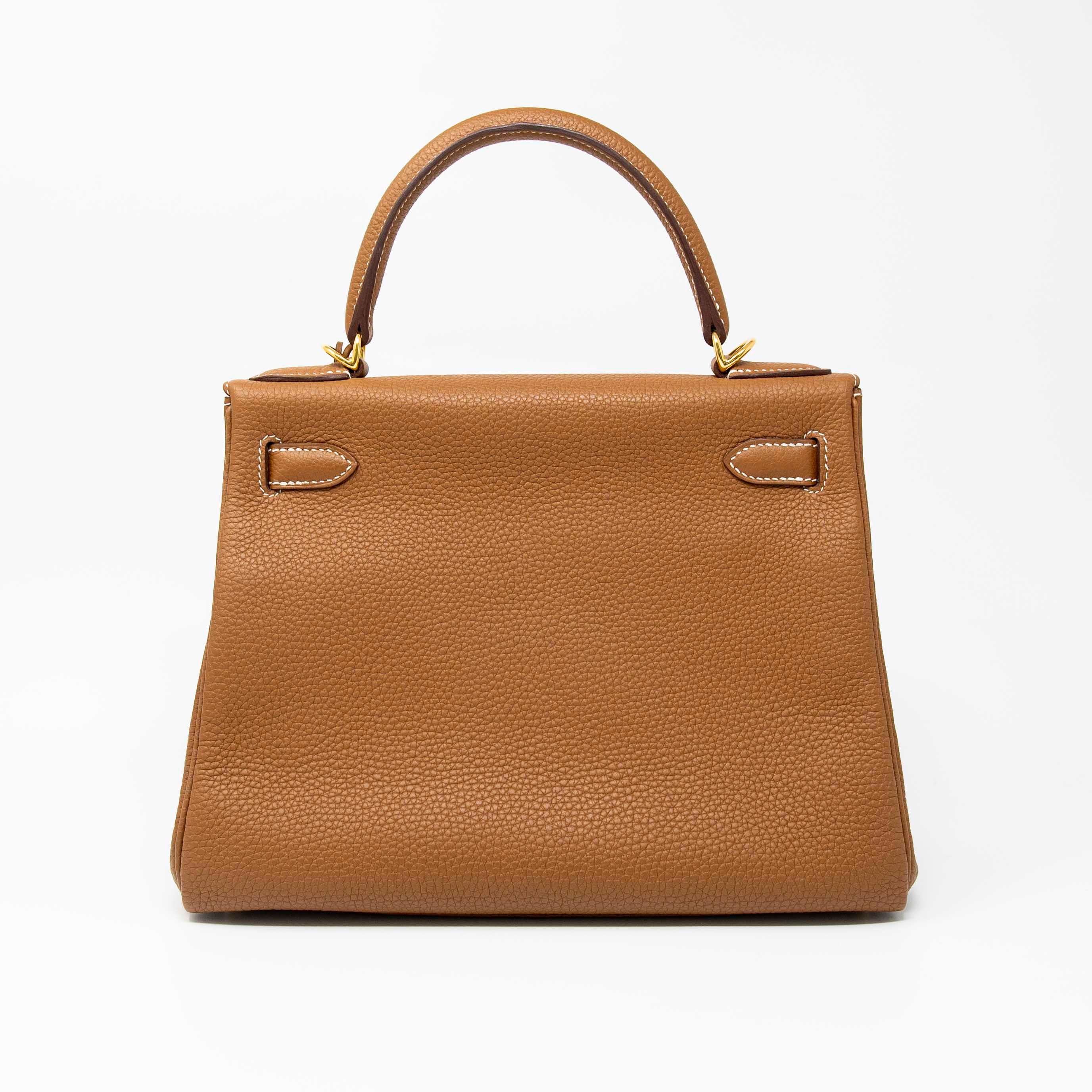 Hermes Gold Togo Kelly 28