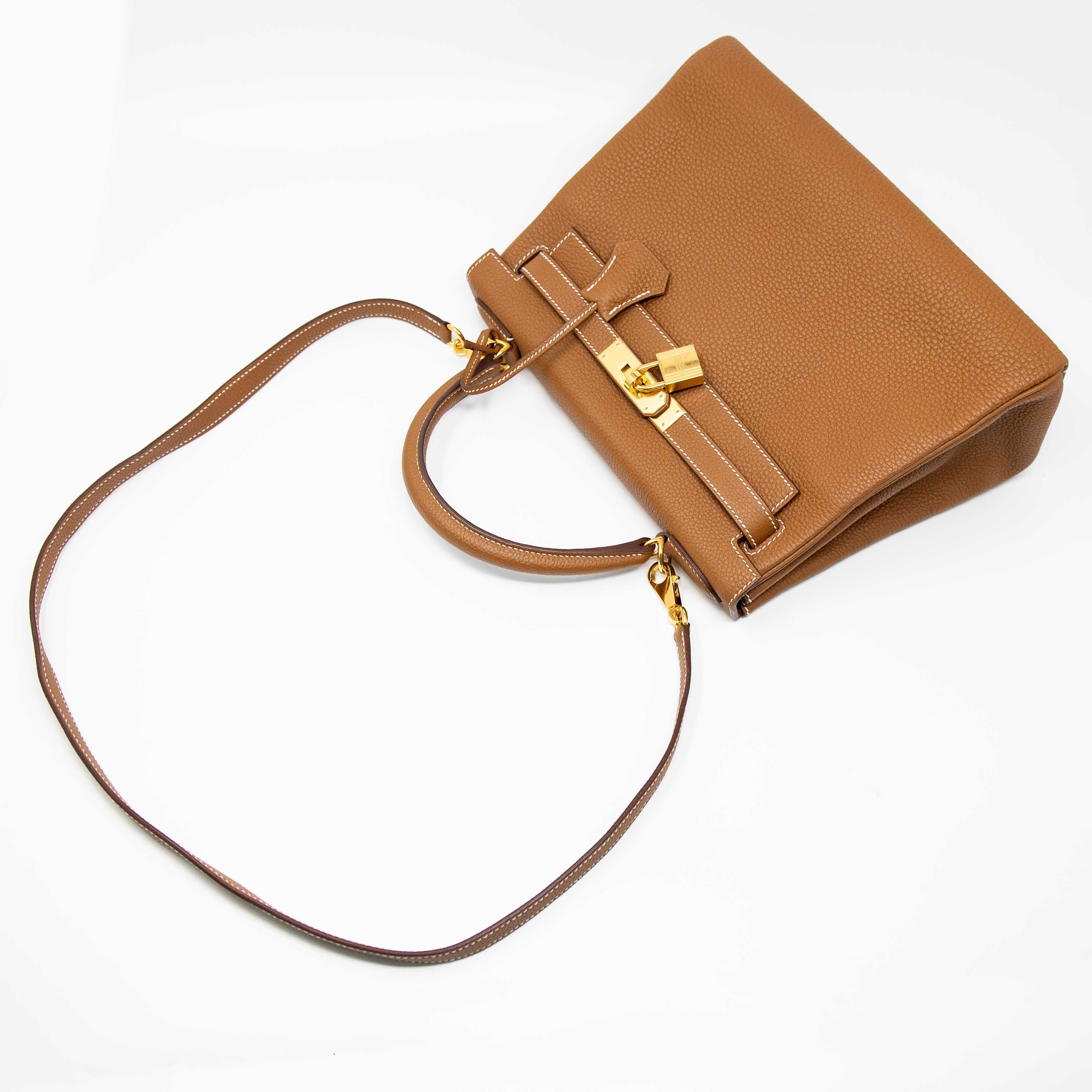 Hermes Gold Togo Kelly 28