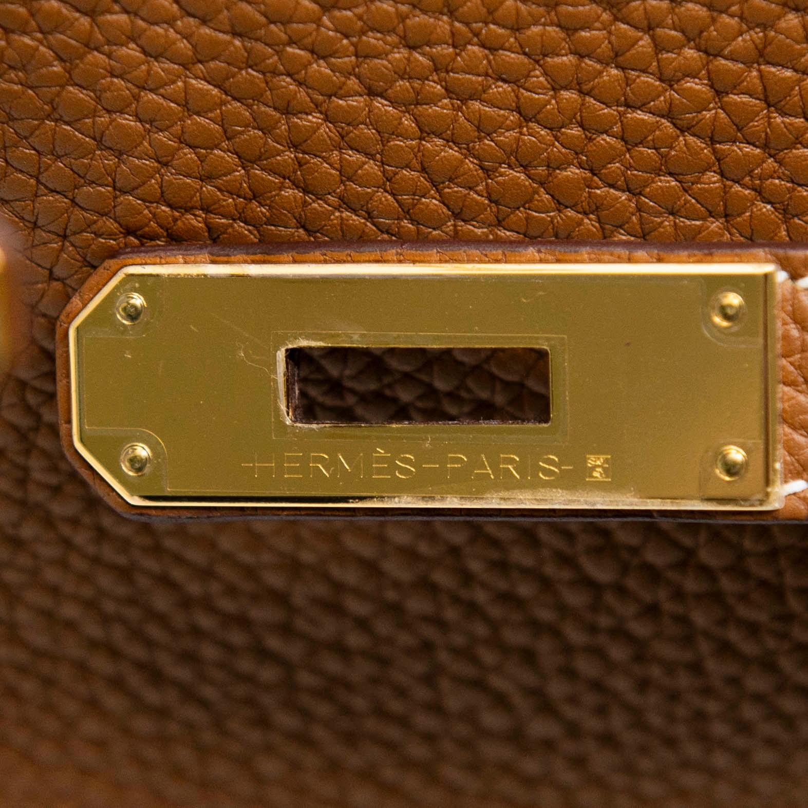 Hermes Gold Togo Kelly 28