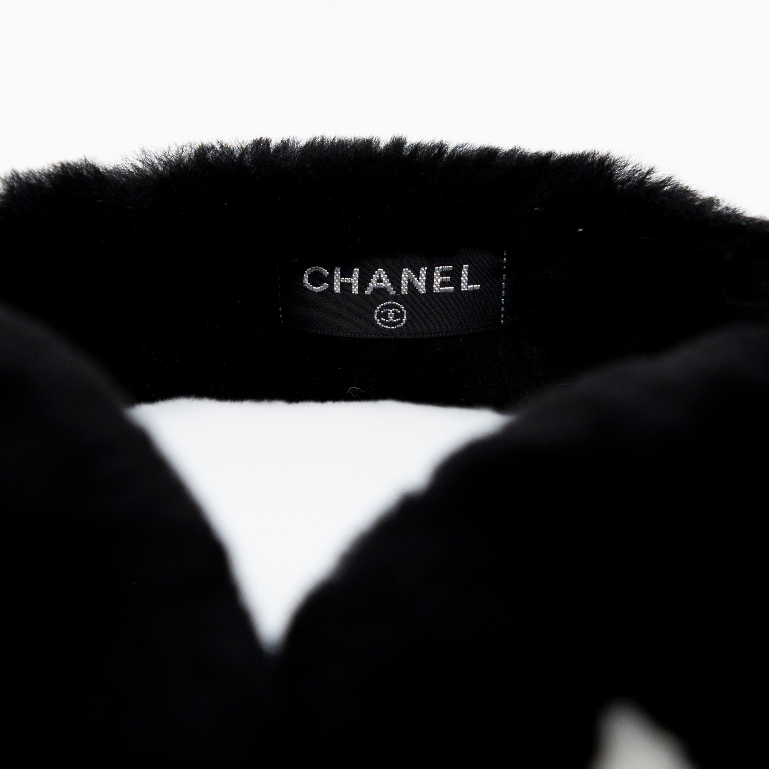 Chanel Black CC Earmuffs