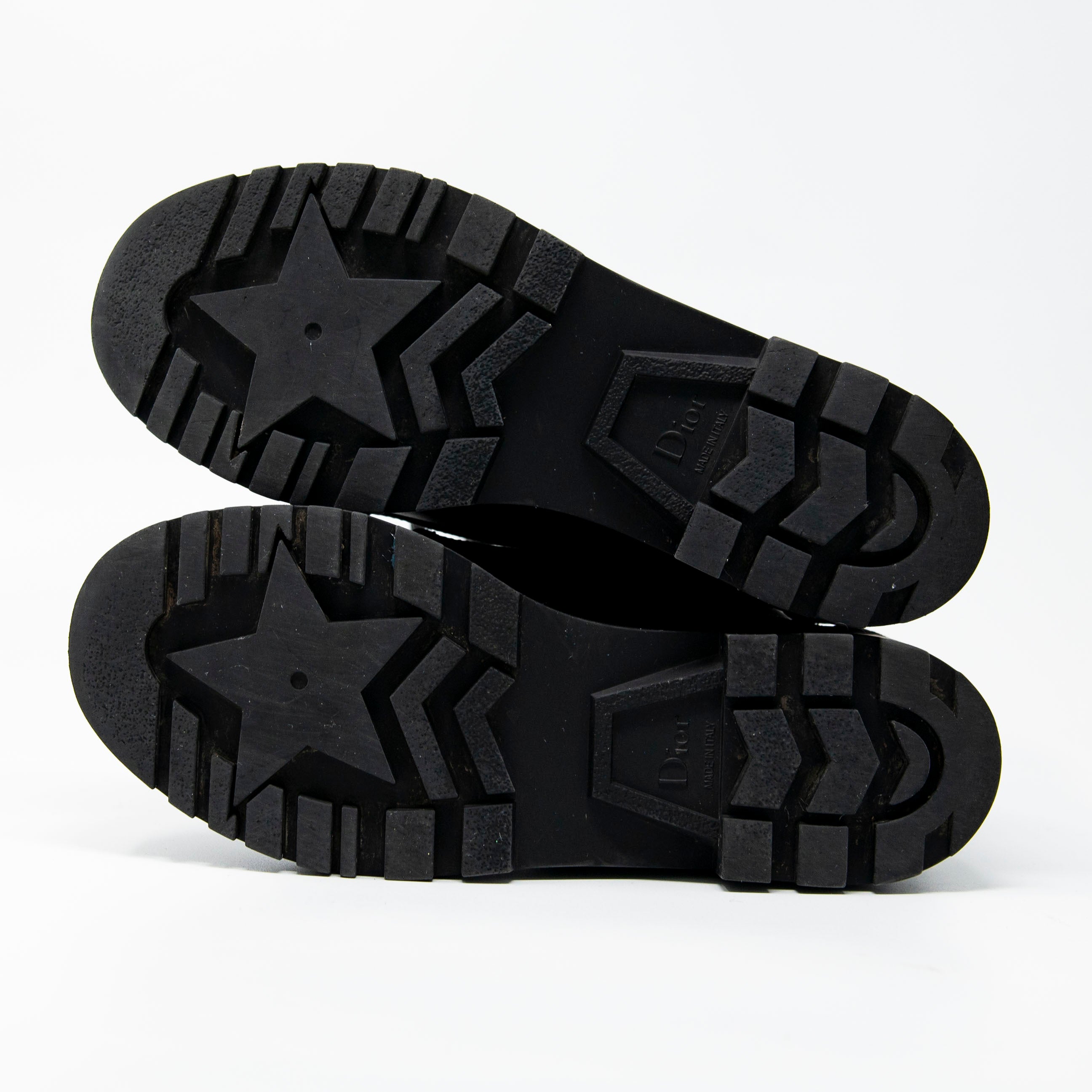 Dior Black D-Major Ankle Boots 36