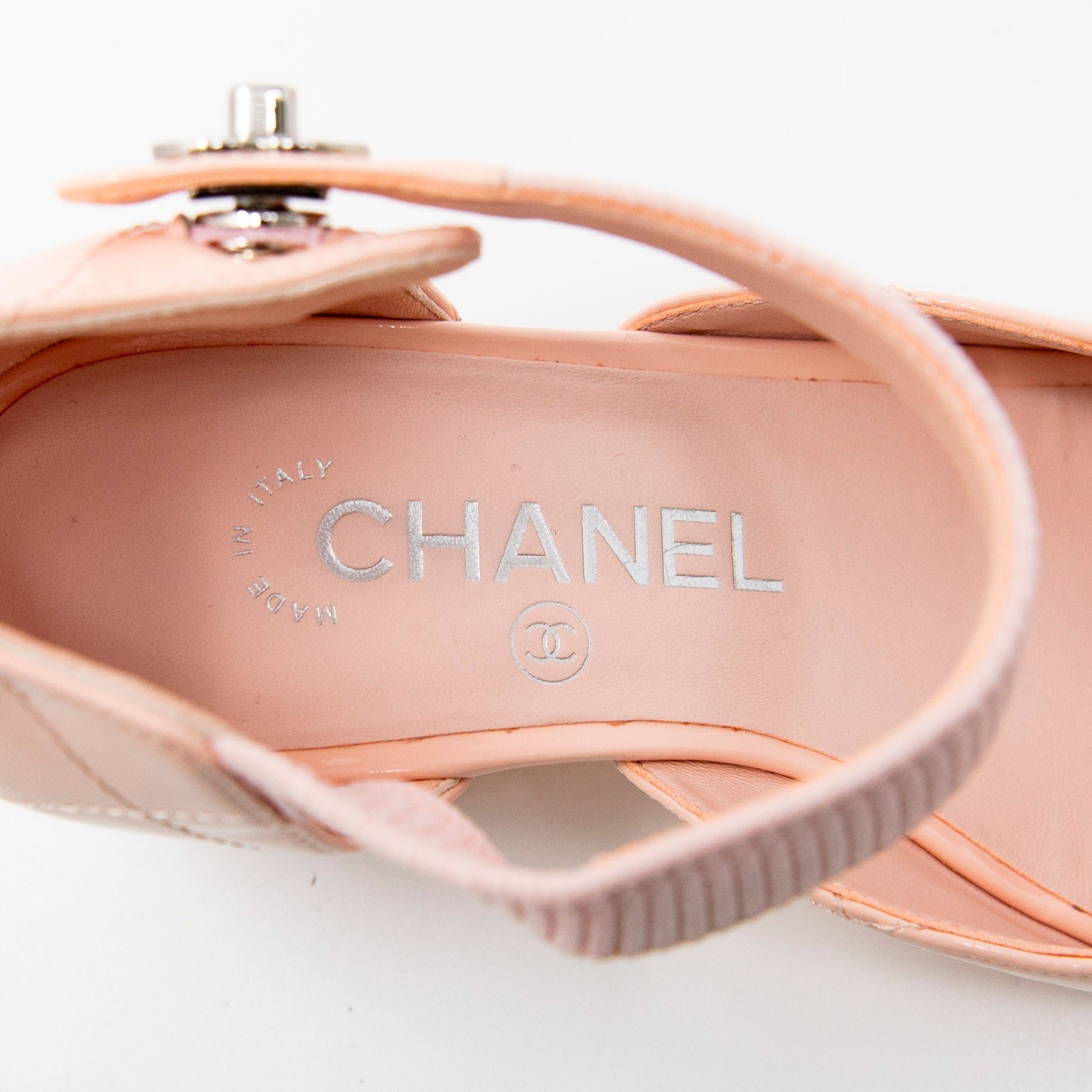 Chanel Pink Mary Janes 37