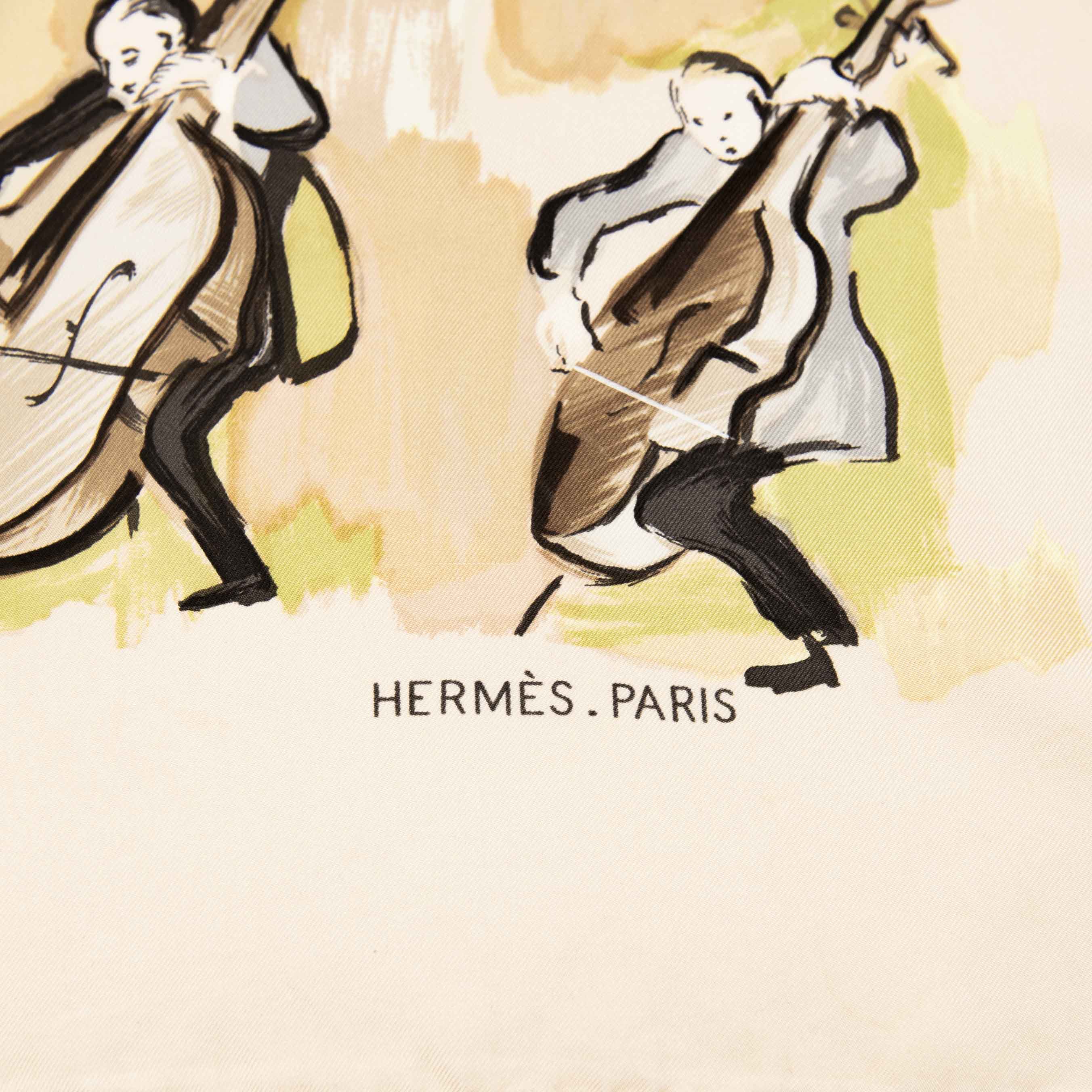 Hermes Concerto Silk Scarf