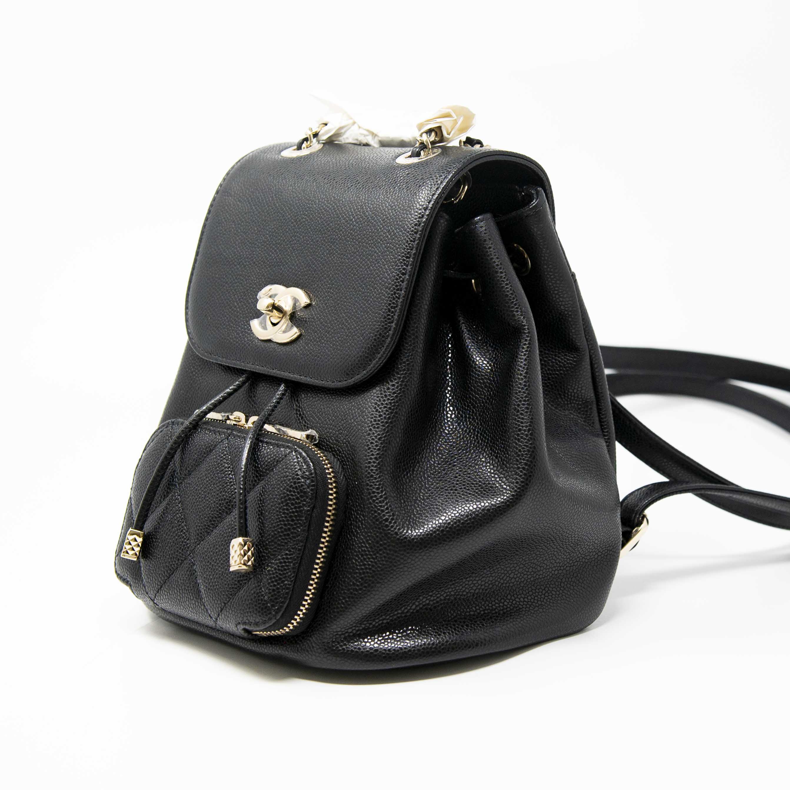Chanel Black Mini Affinity Backpack