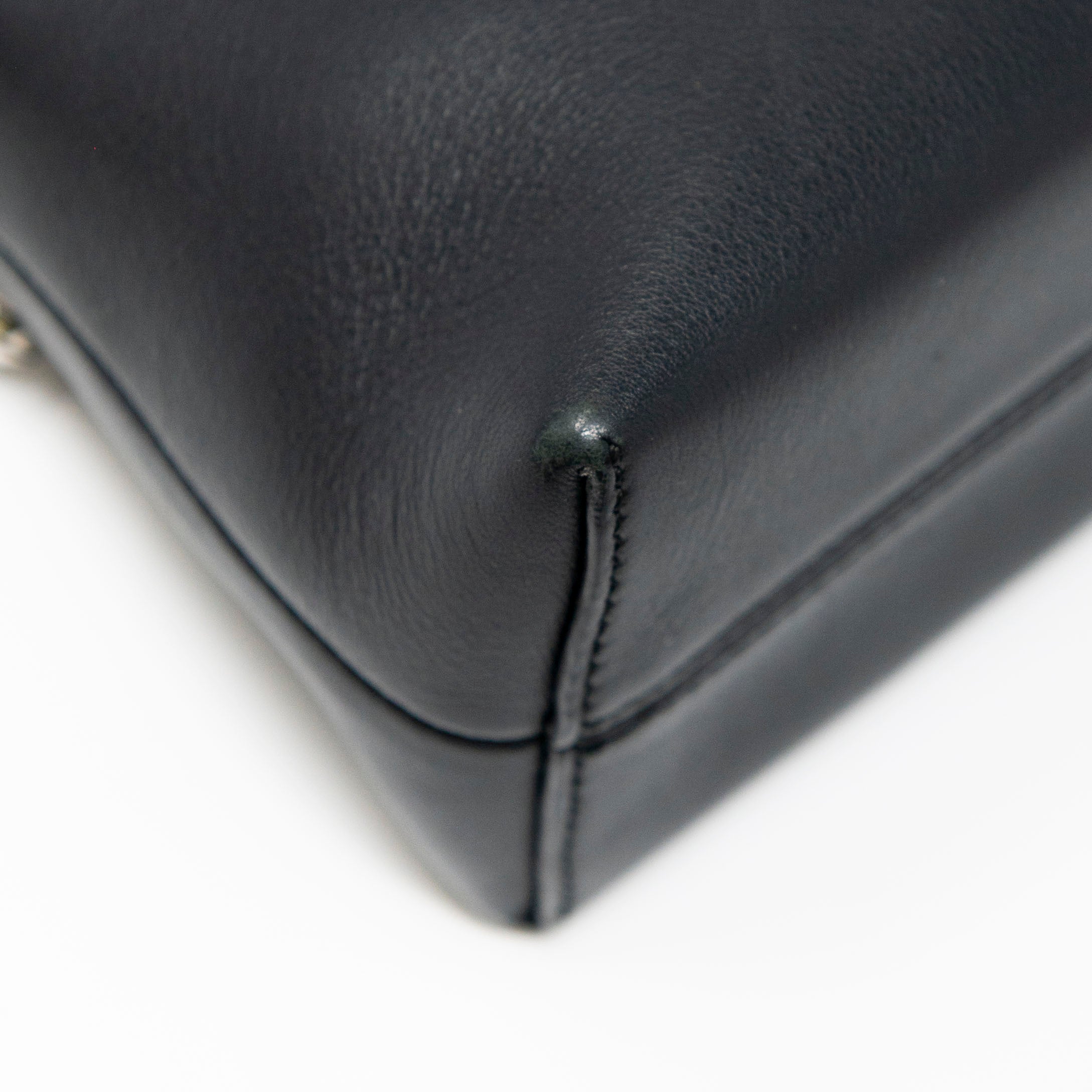 Fendi Black Mini By The Way Crystal-Croc-Tail Bag