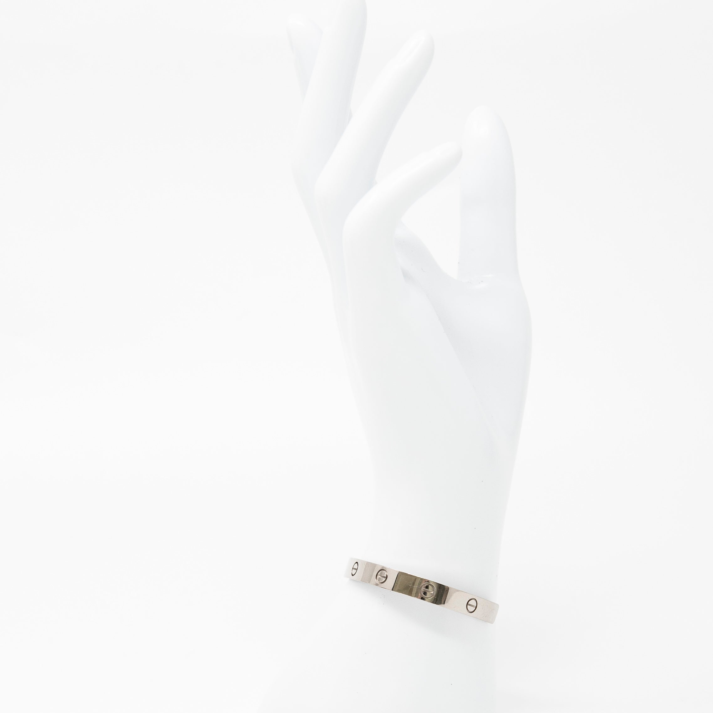 Cartier White Gold Love Cuff 18