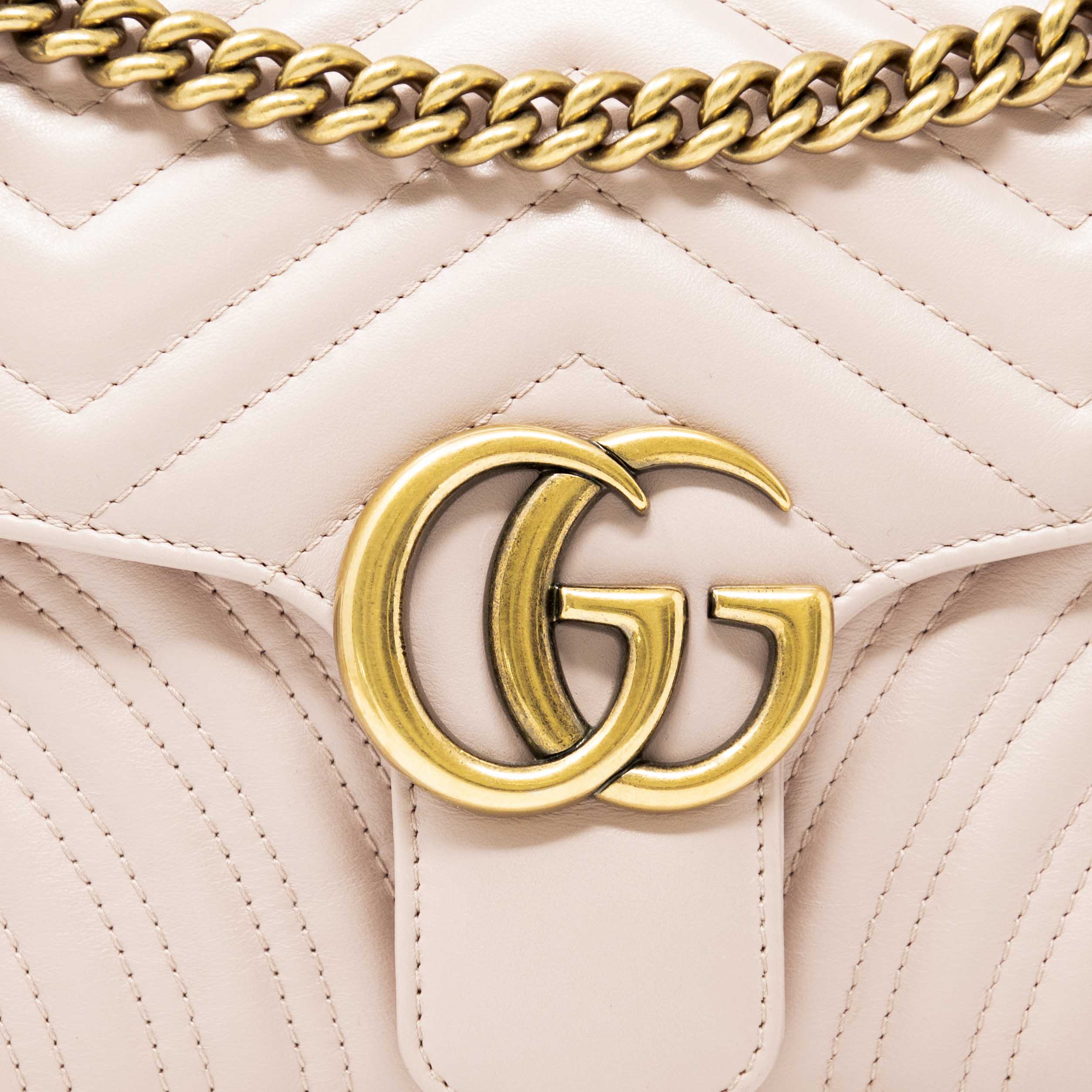 Gucci Pink Small GG Marmont Bag