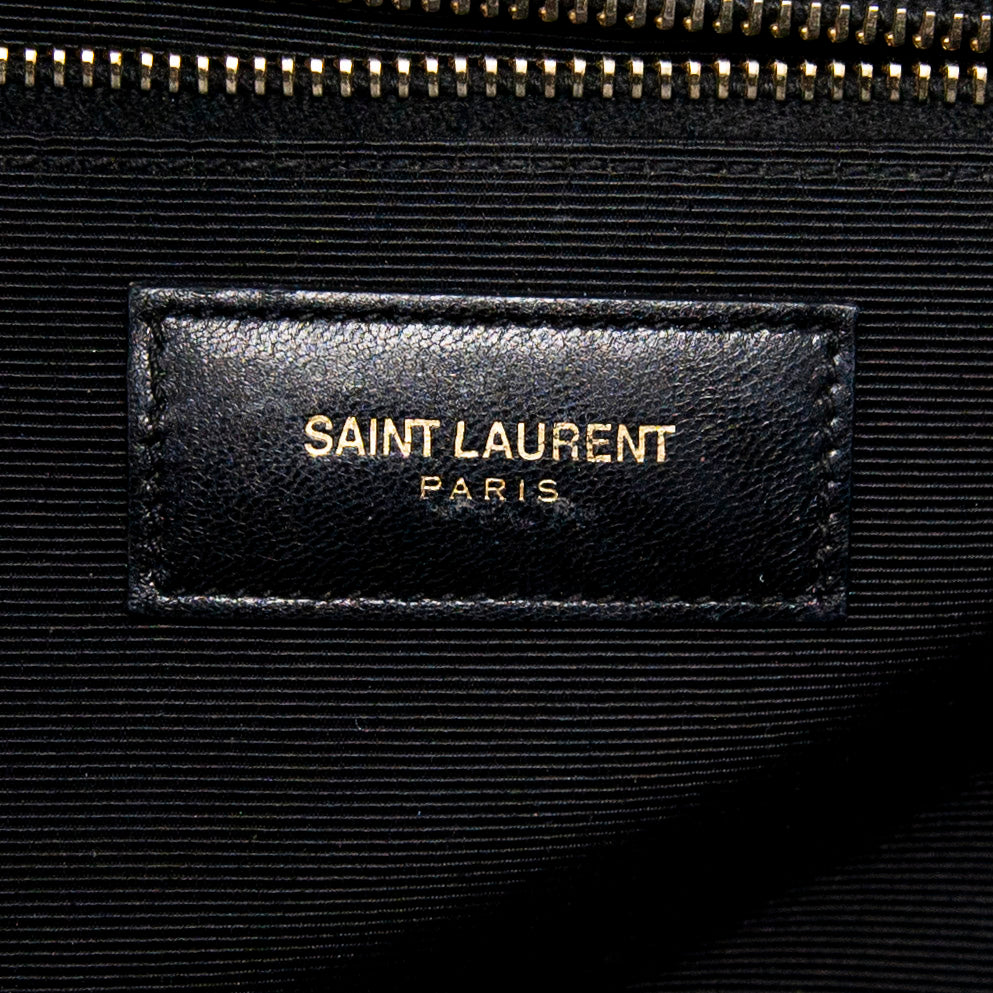 Saint Laurent Black Large Envelope Bag