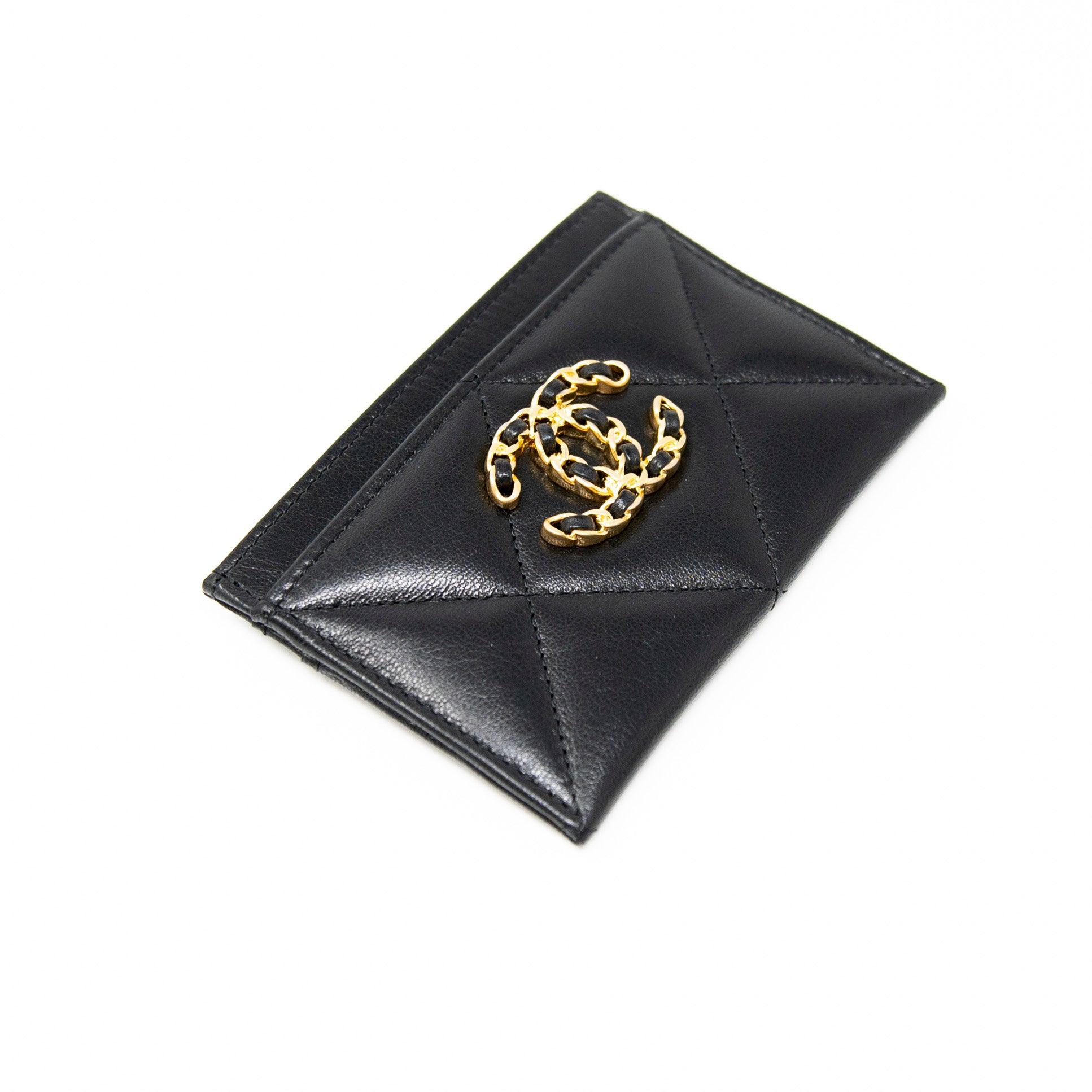 Chanel 19 Black Cardholder