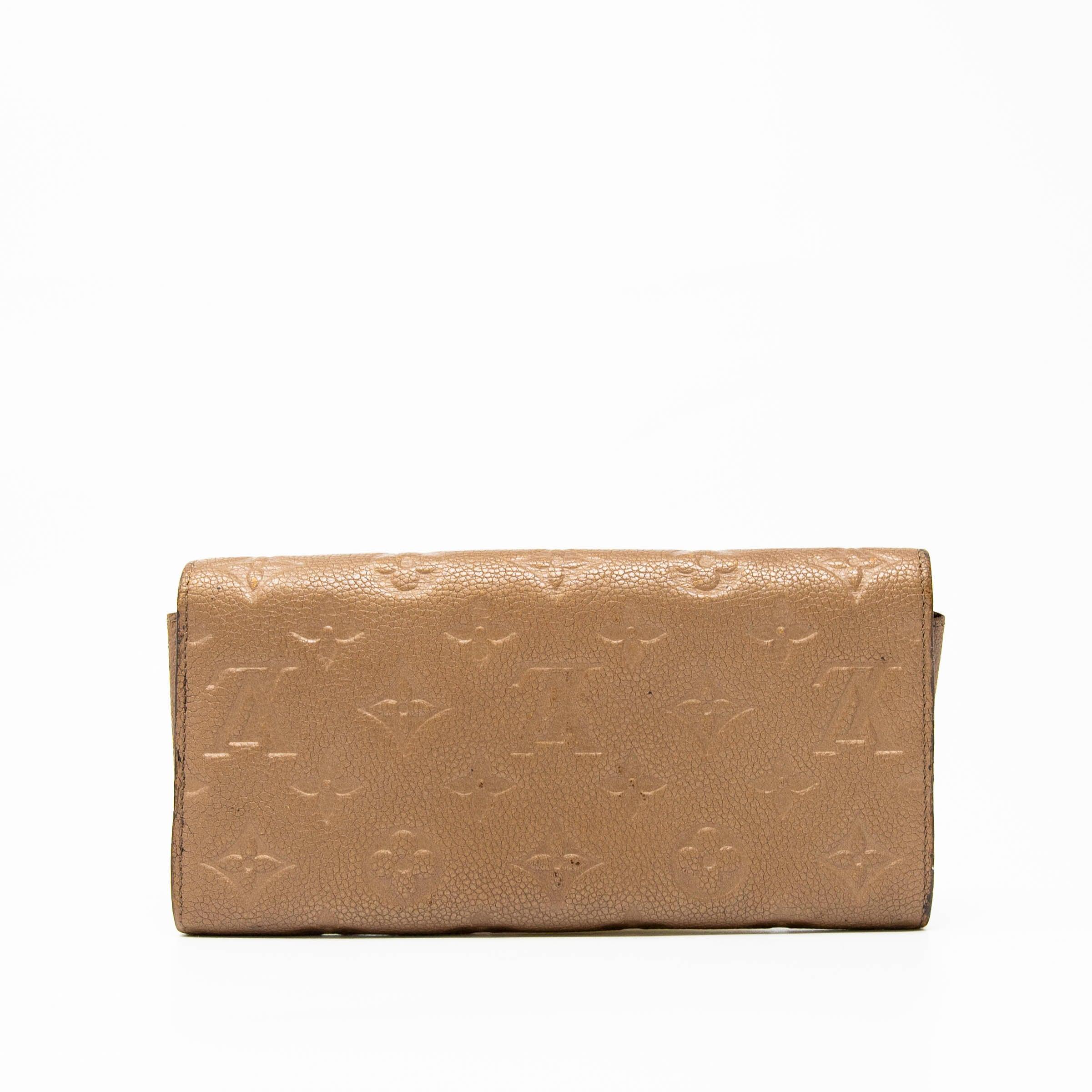 Louis Vuitton Bronze Empreinte Josephine Wallet