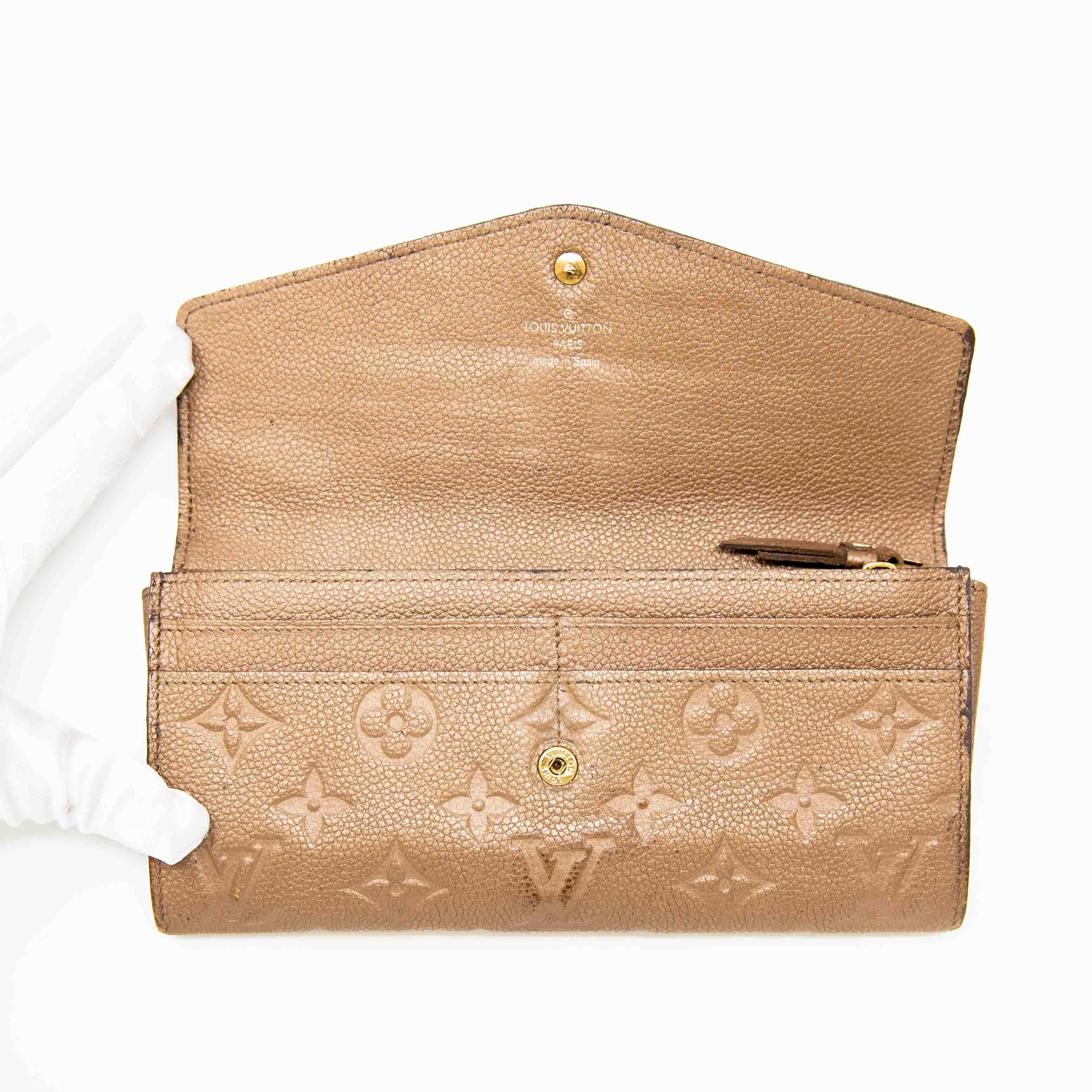 Louis Vuitton Bronze Empreinte Josephine Wallet